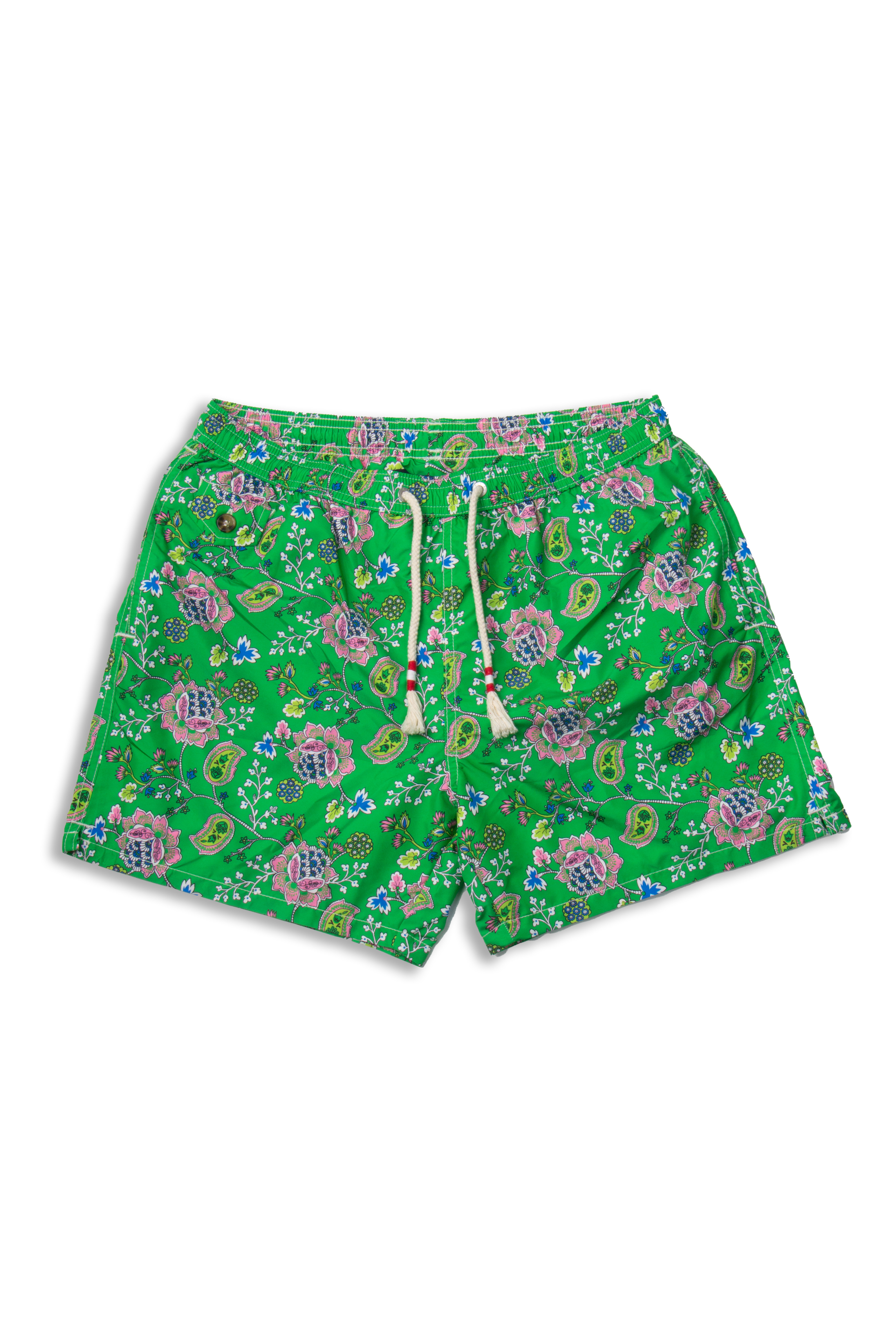 MC 2 SAINT BARTH Indian Nature Print Swim Shorts Lighting 