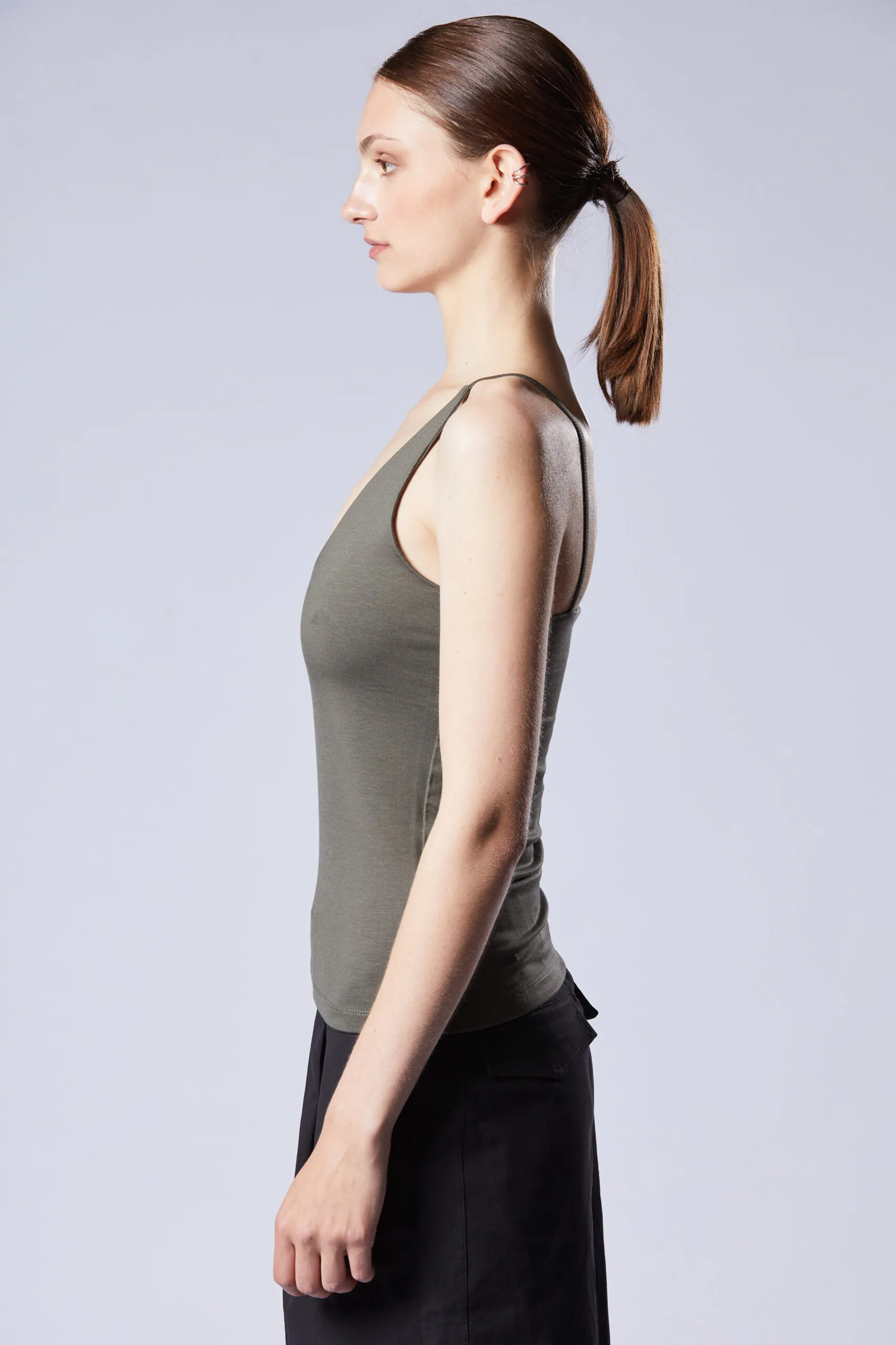 THOM KROM Cotton Modal Stretch Tank Top