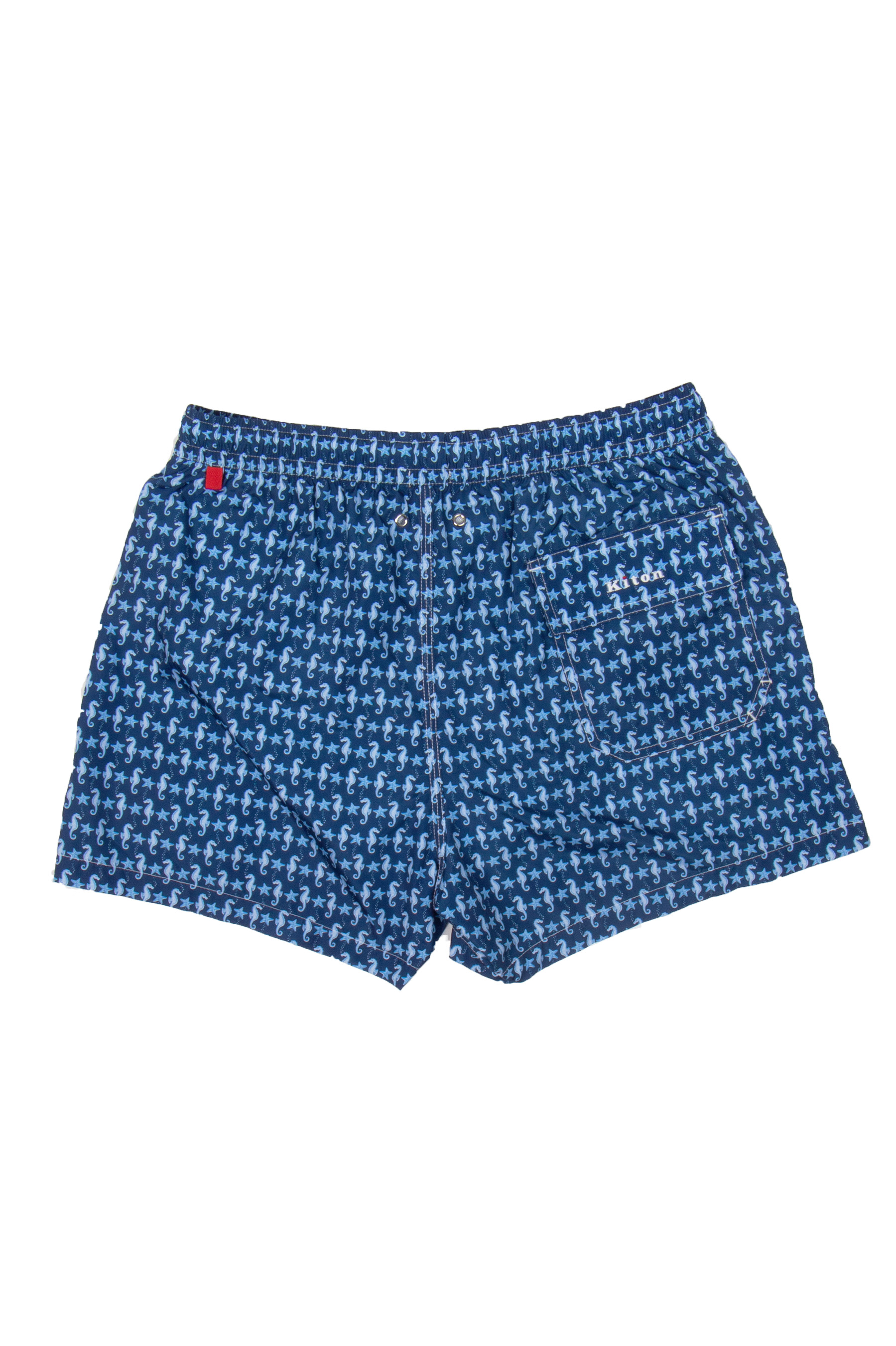 KITON Micro Pattern Swim Shorts