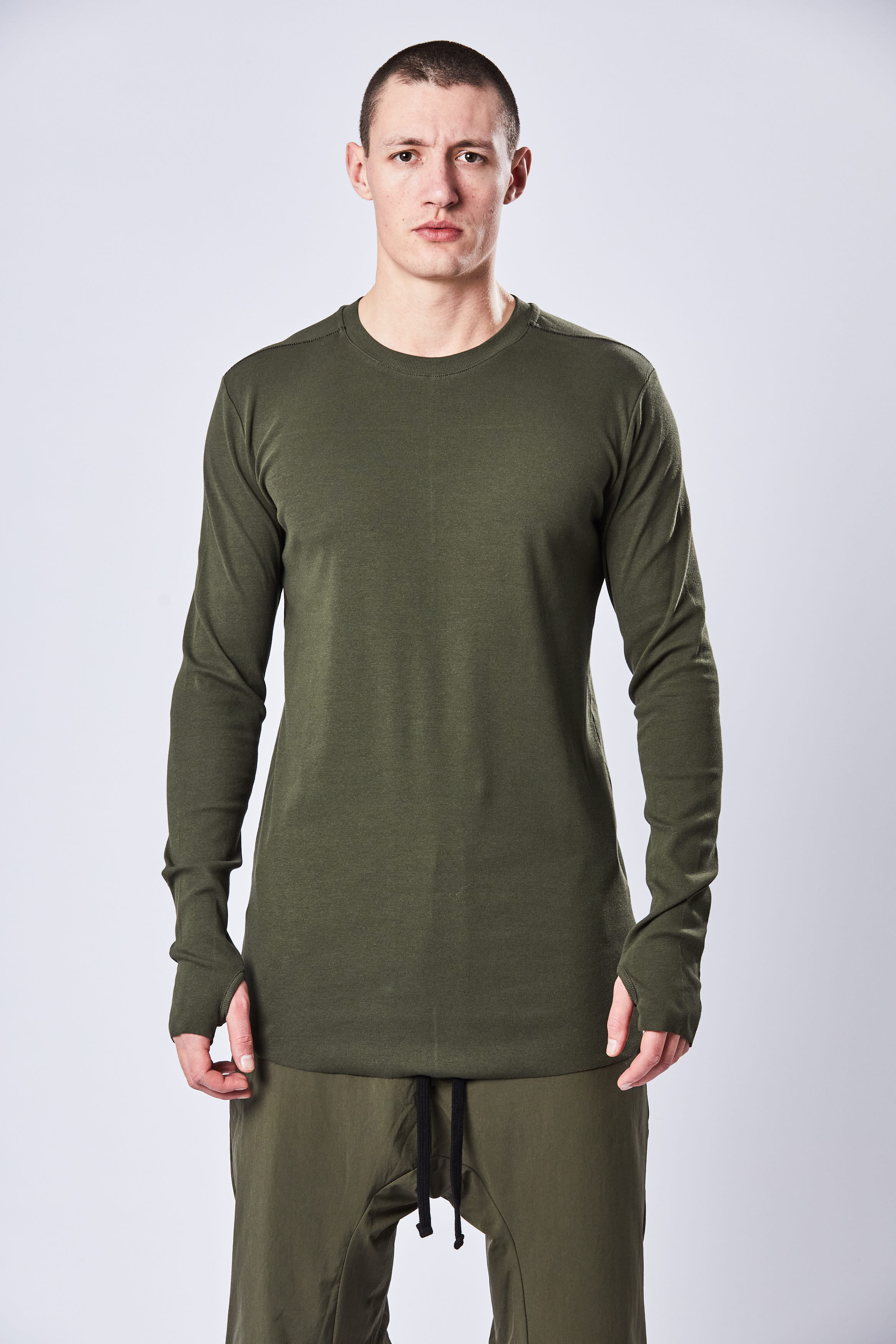 THOM KROM Ribbed Modal Stretch Longsleeve 