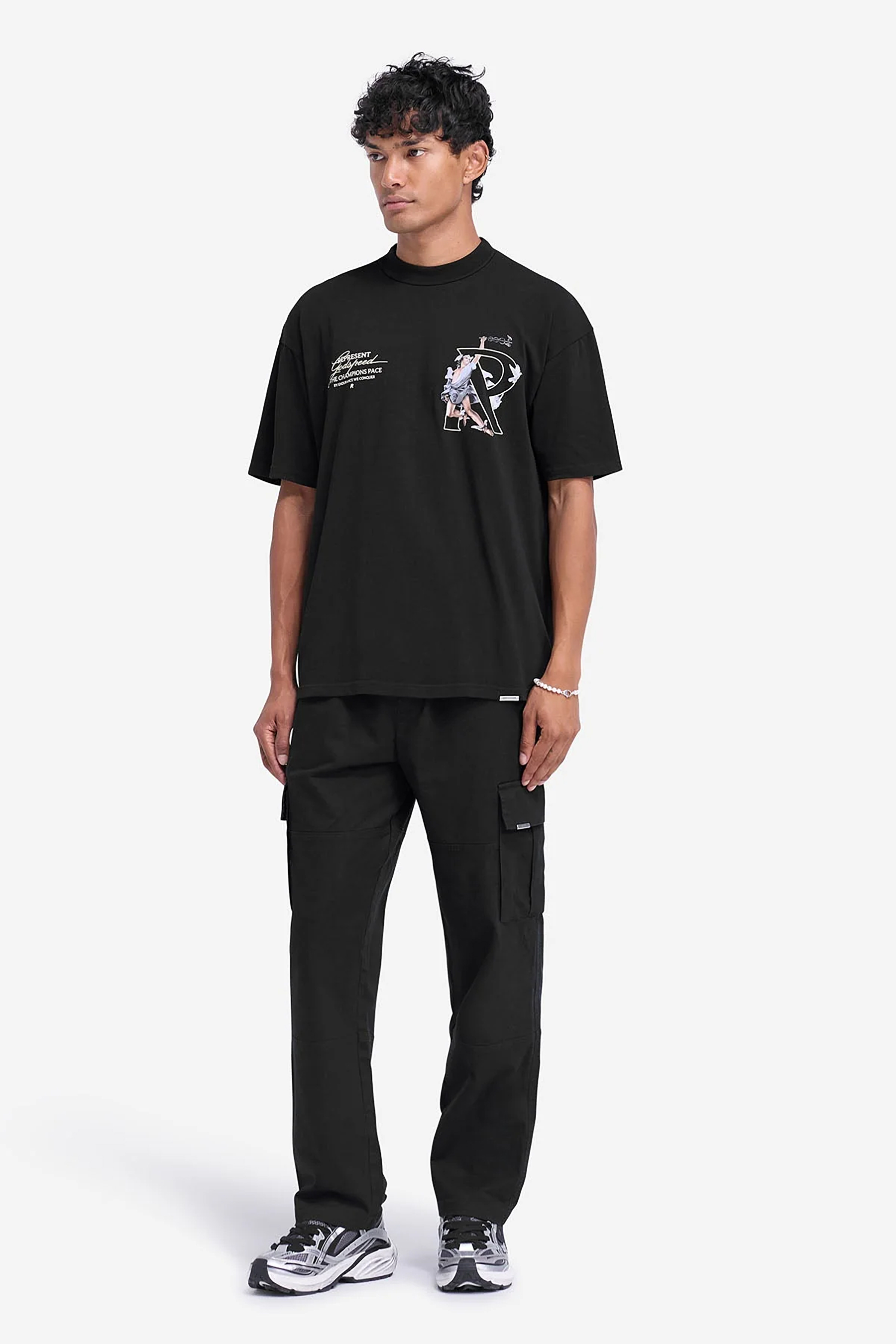 REPRESENT Hermes Print Cotton Jersey T-Shirt