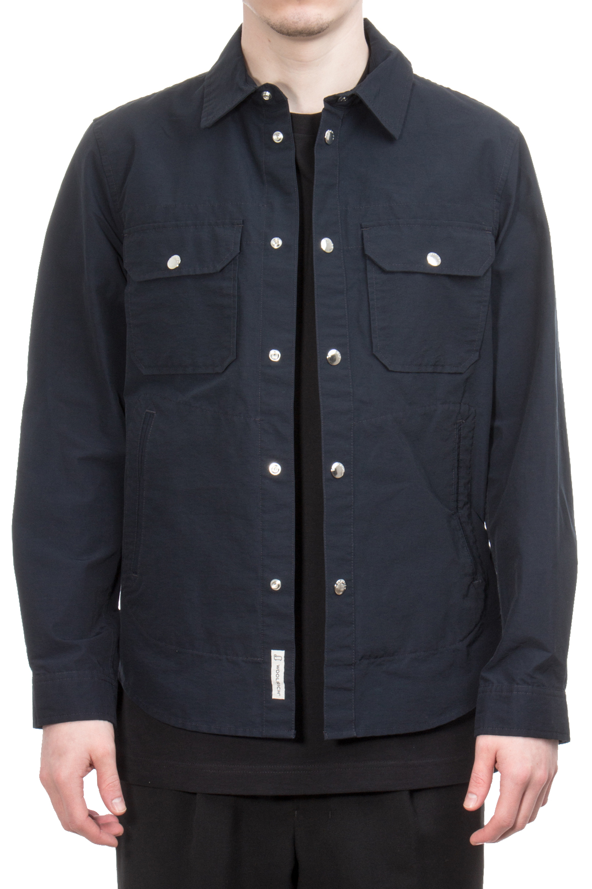 WOOLRICH Cotton Blend Cruiser Eco Overshirt