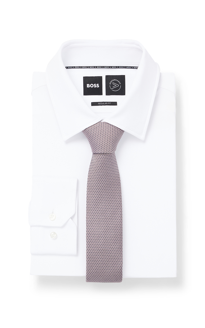 HUGO Silk Jacquard Tie