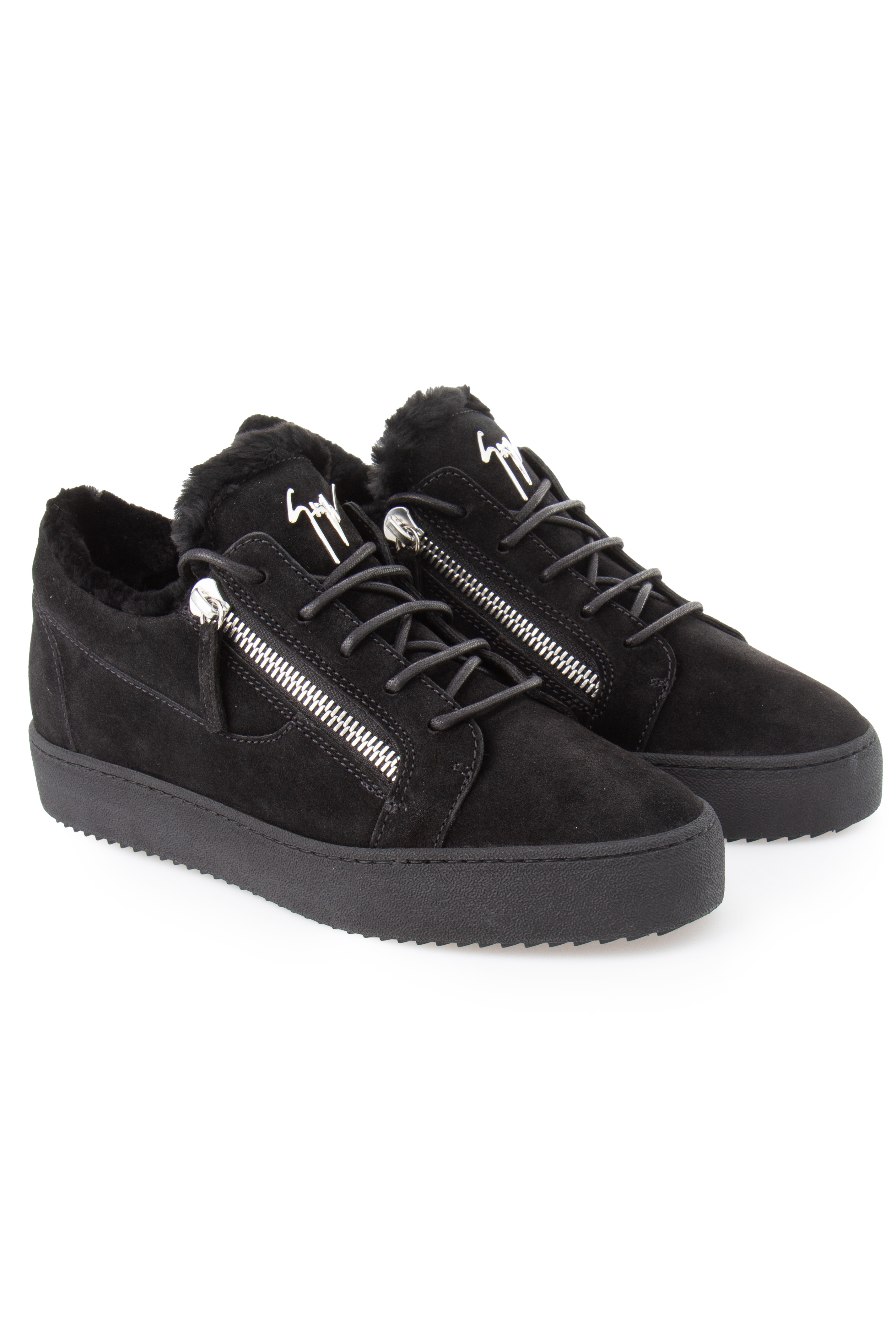 GIUSEPPE ZANOTTI Lined Suede Sneakers Frankie Winter