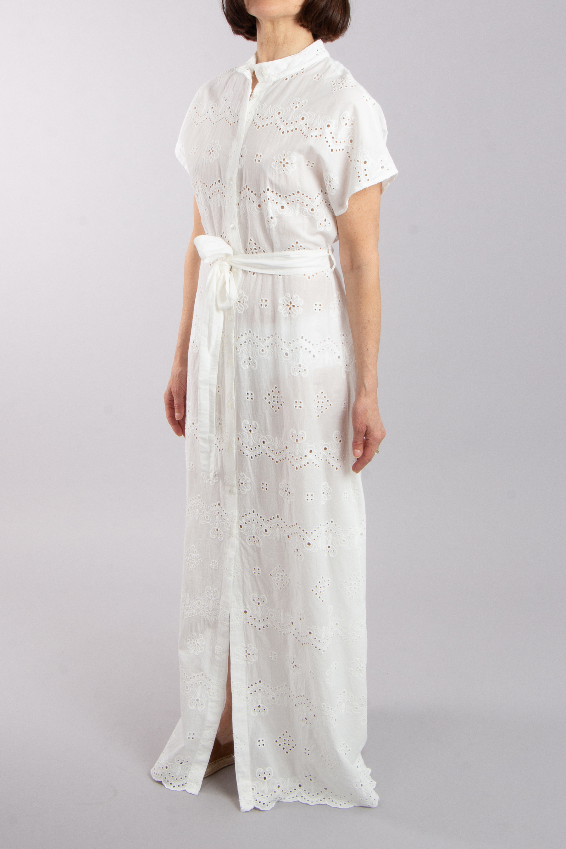 MC 2 SAINT BARTH Embroidered Cotton Dress Keira