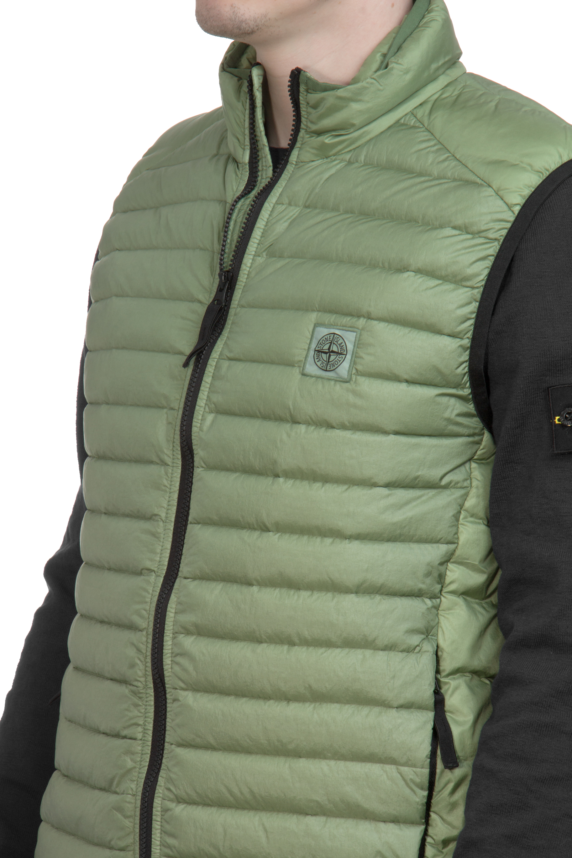 STONE ISLAND Loom Woven CHambers R-Nylon Light Down-TC Vest