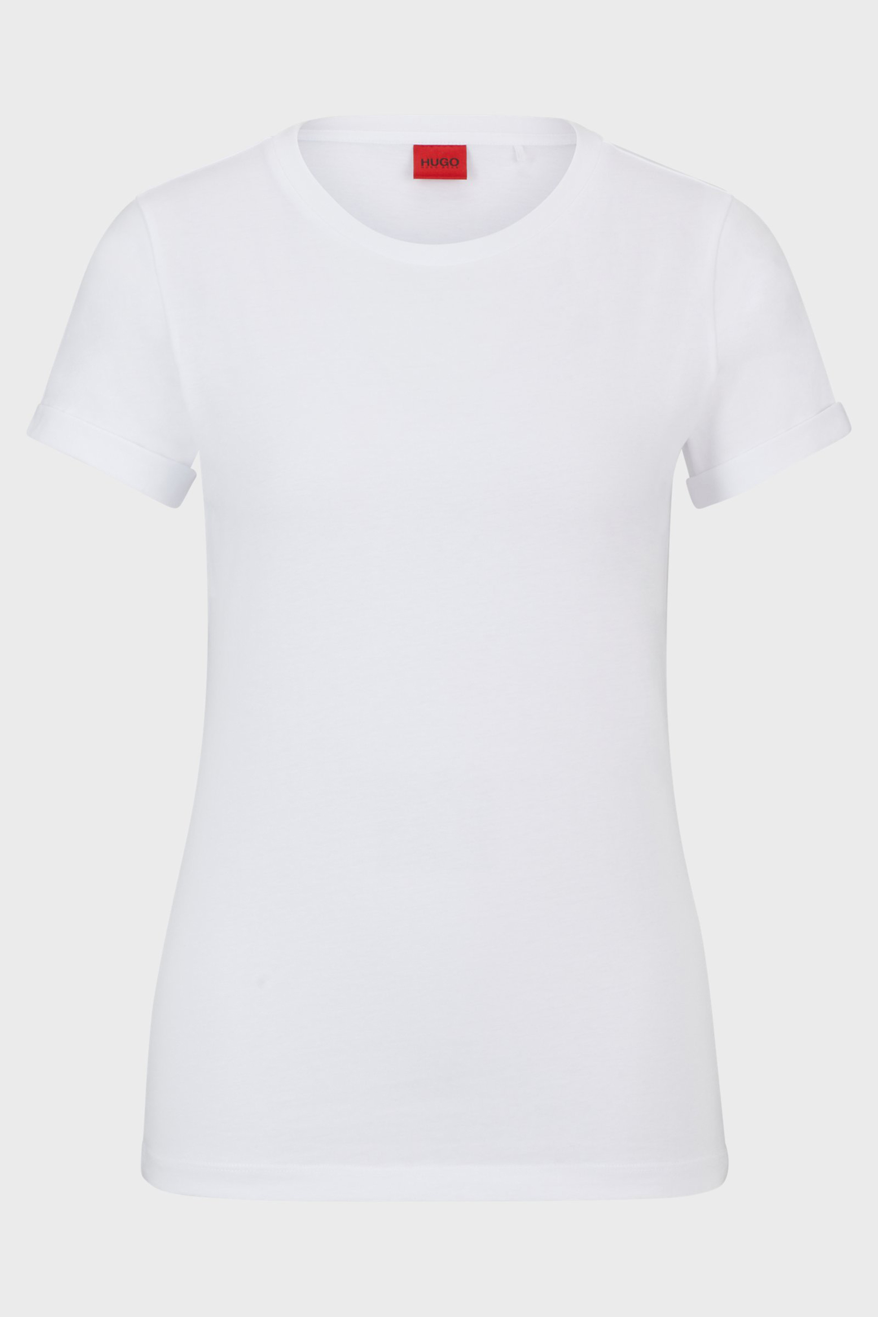 HUGO Slim Fit Cotton Jersey T-Shirt The Plain Tee