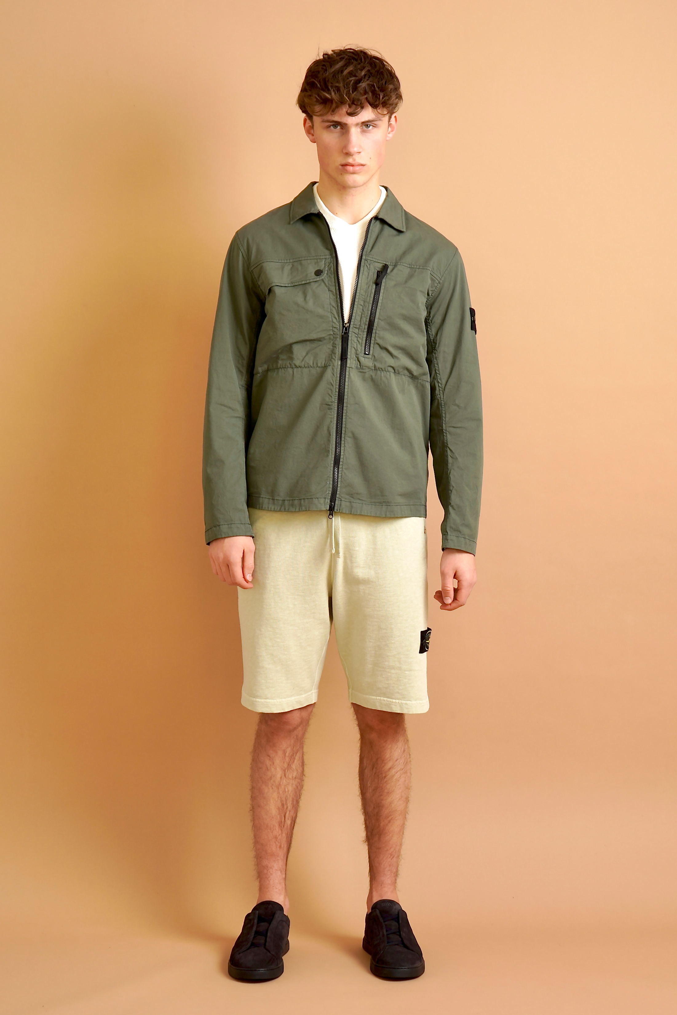 STONE ISLAND Supima Cotton Twill Stretch-TC Overshirt