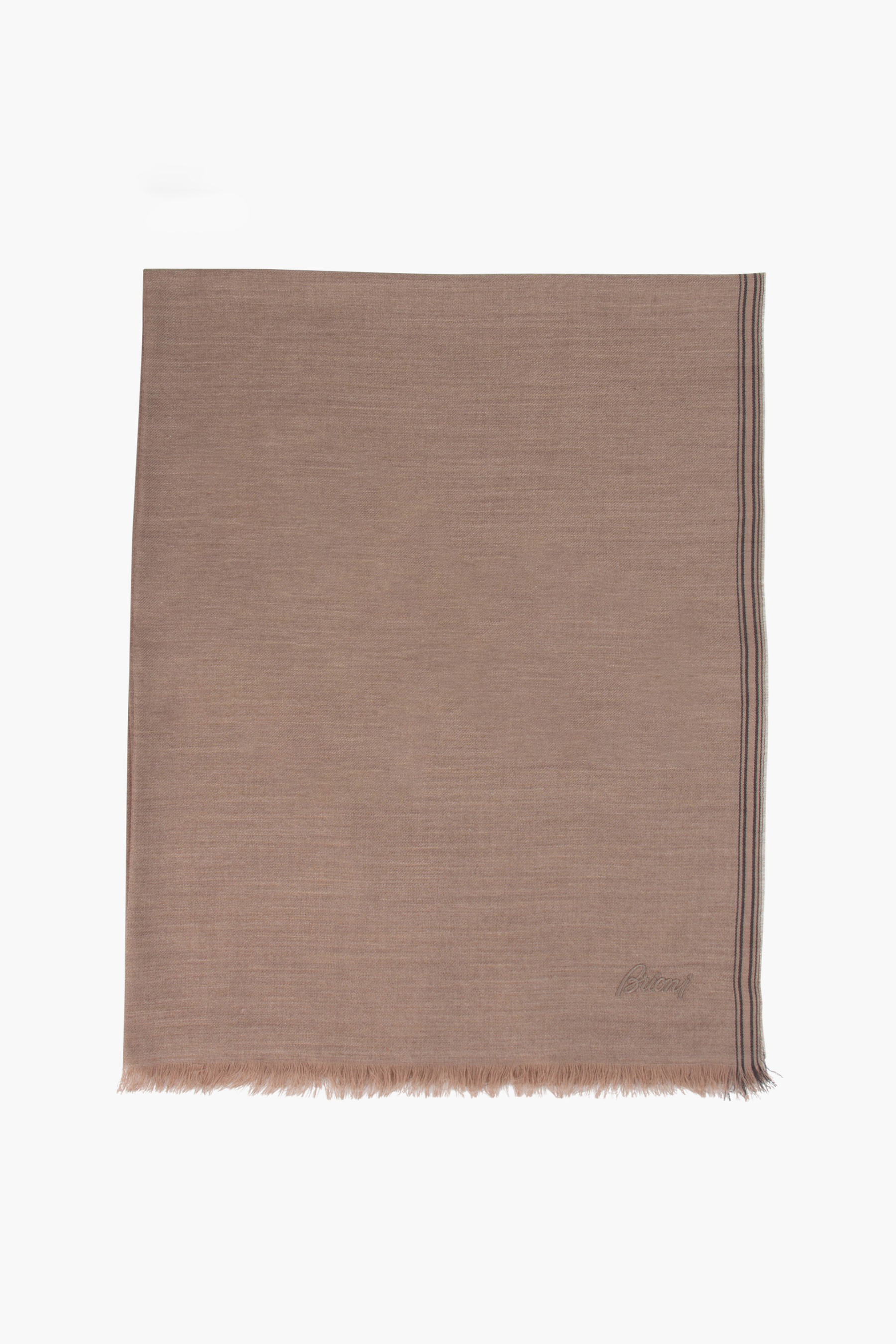 BRIONI Lightweight Wool-Cashmere-Silk Scarf