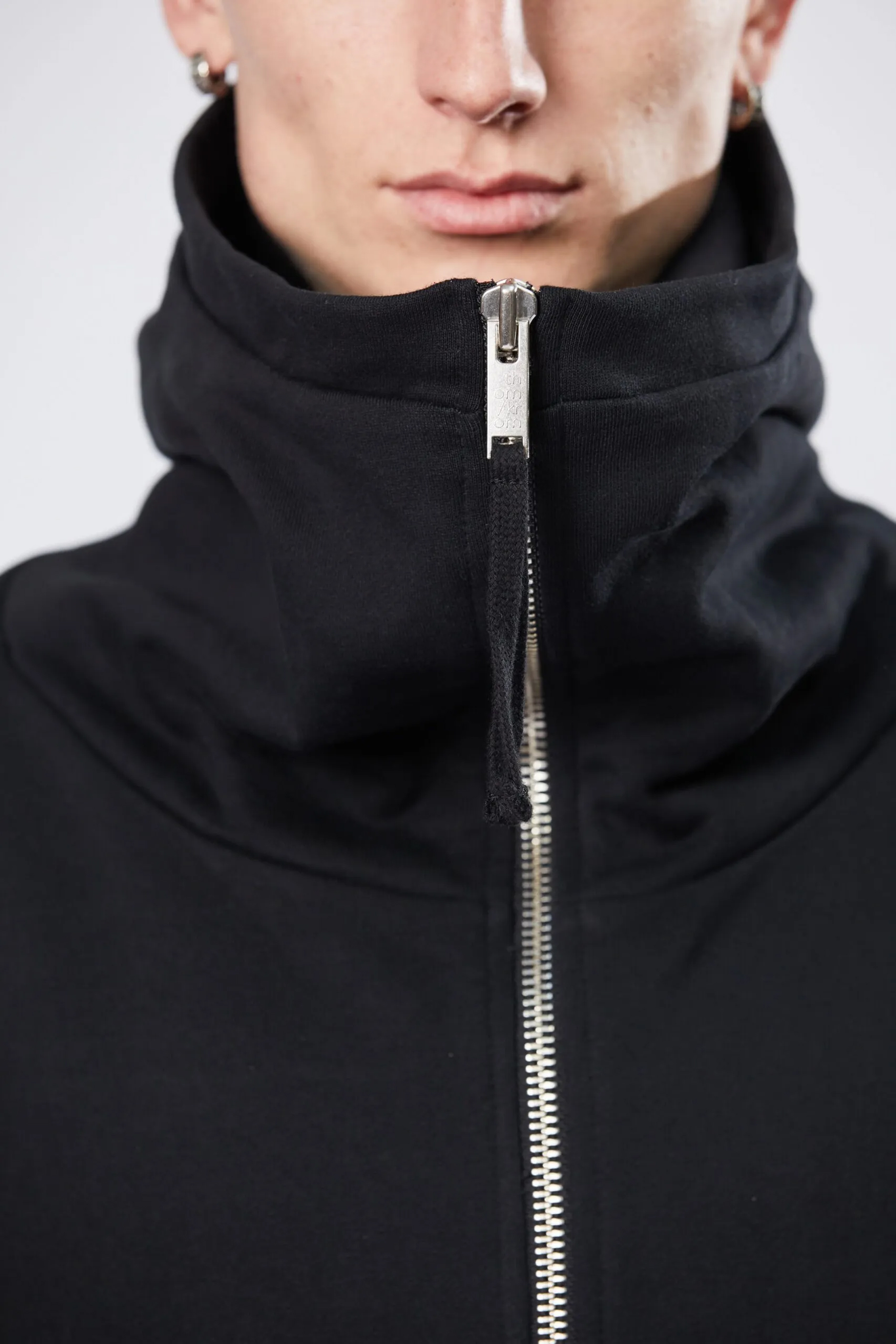 THOM KROM Cotton Stretch Zip-Hoodie 