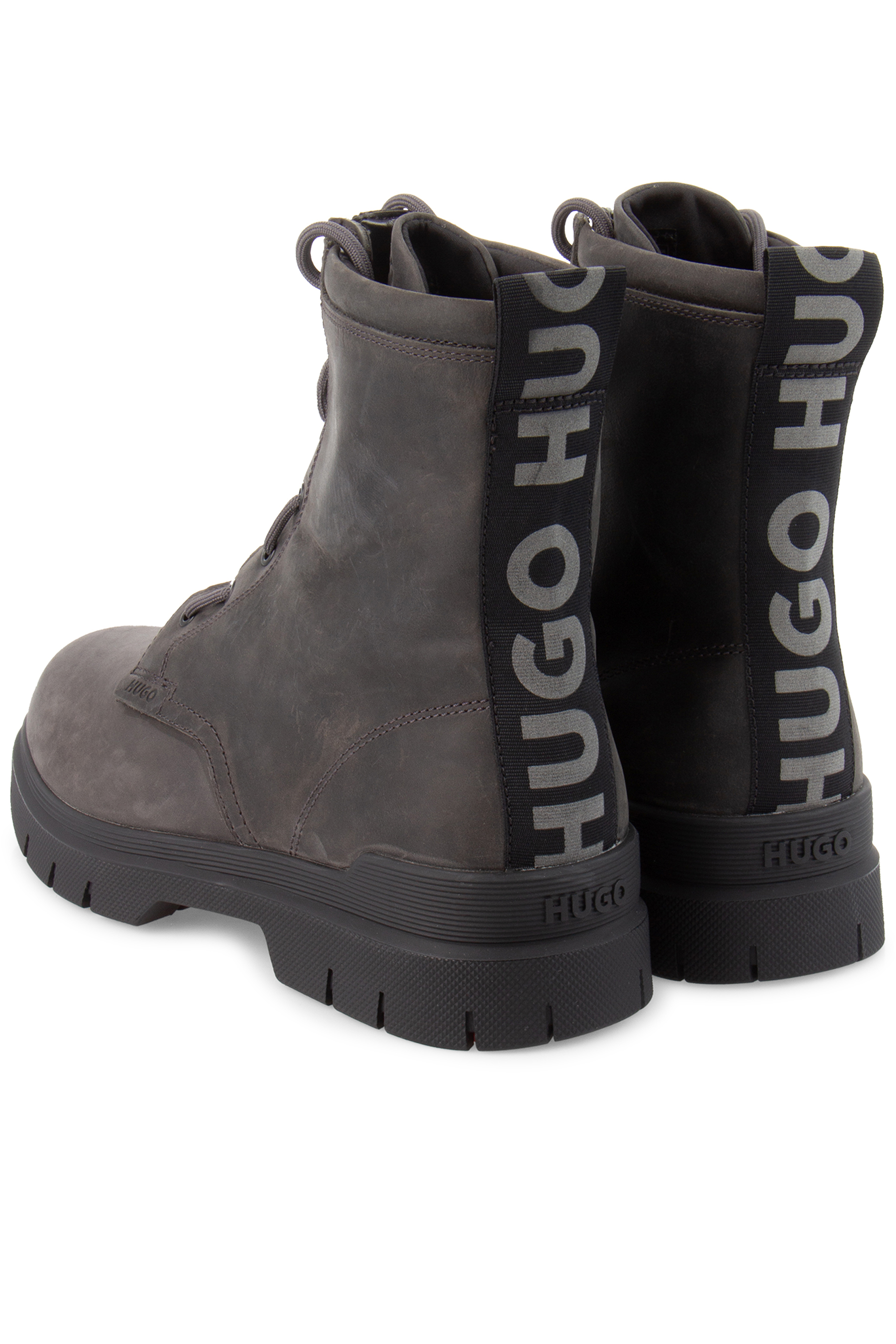 HUGO Lace-Up Leather Boots Ryan