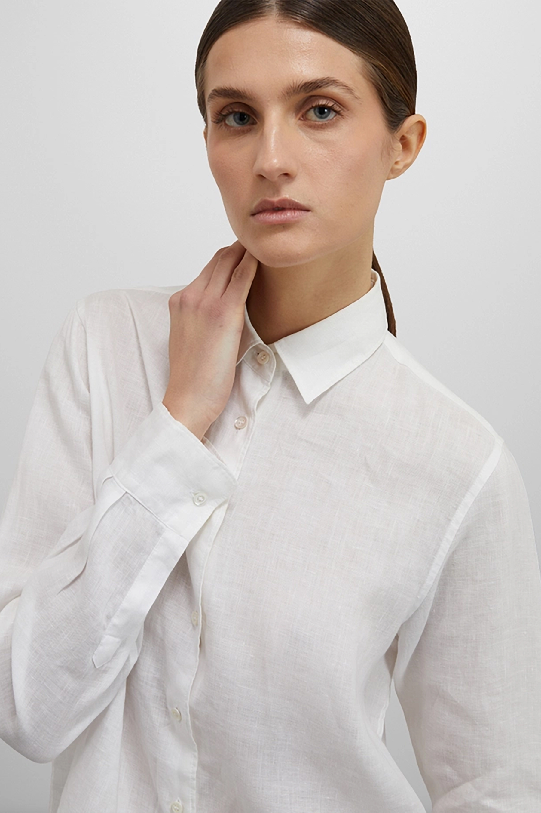 ASPESI Regular Fit Linen Blouse