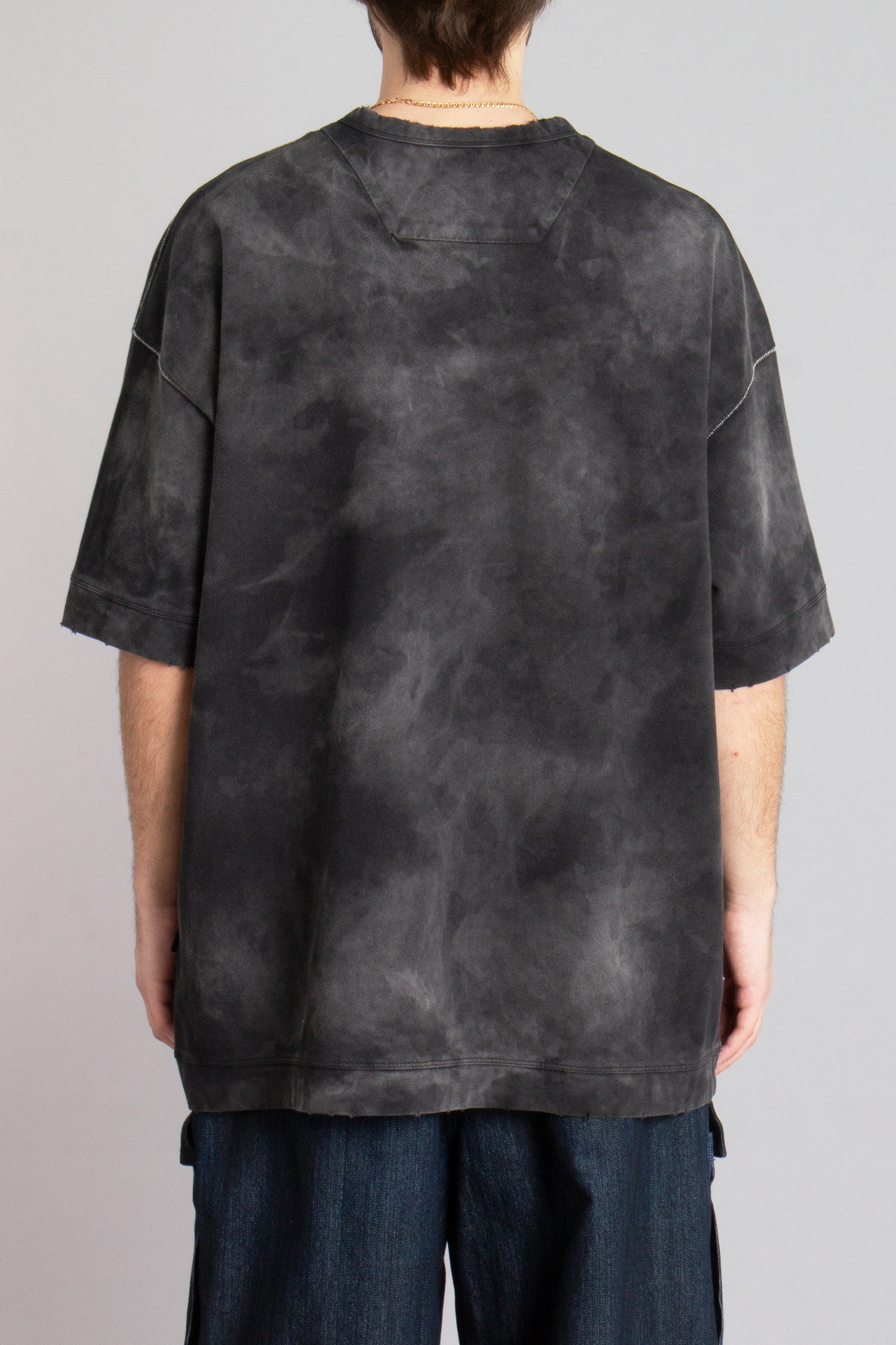 JUUN.J Oversized Dyed Cotton Jersey T-Shirt