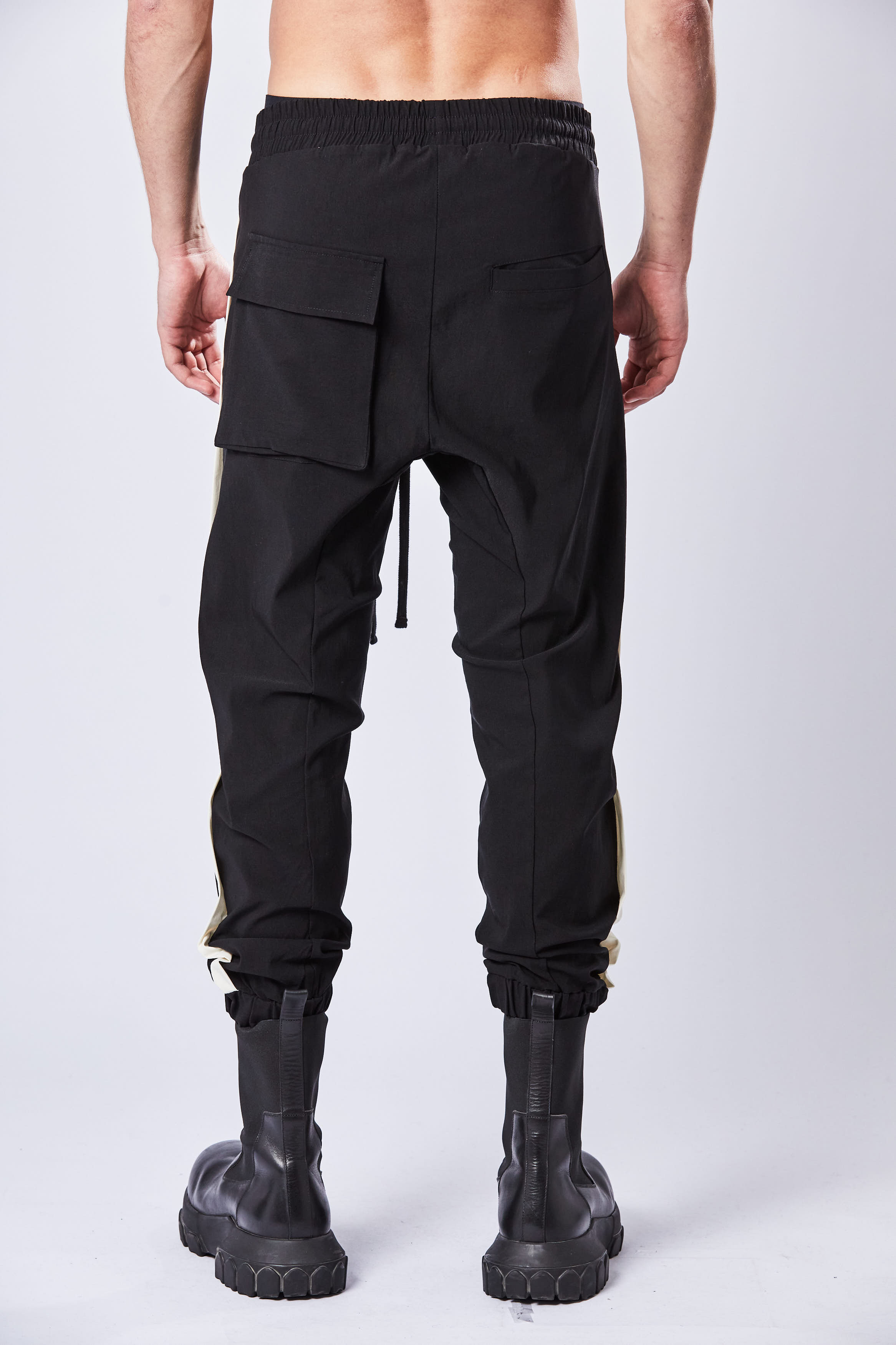 THOM KROM Stretch Fabric Drop Crotch Pants