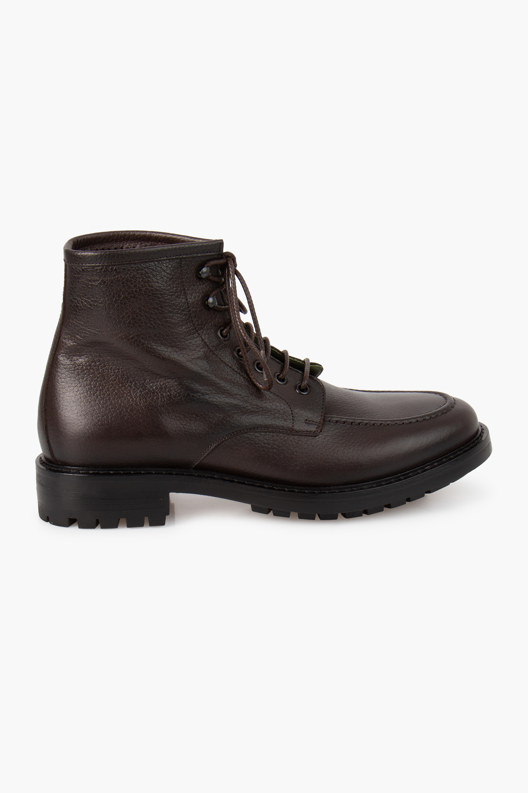 PAL ZILERI Grained Leather Ankle Boots