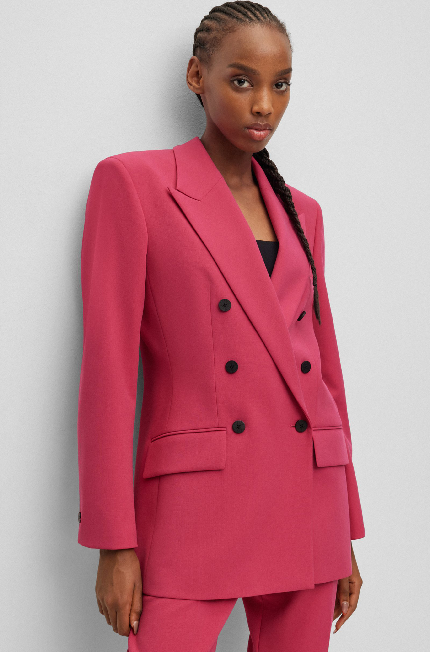 HUGO Relaxed Stretch Fabric Blazer Amalisa