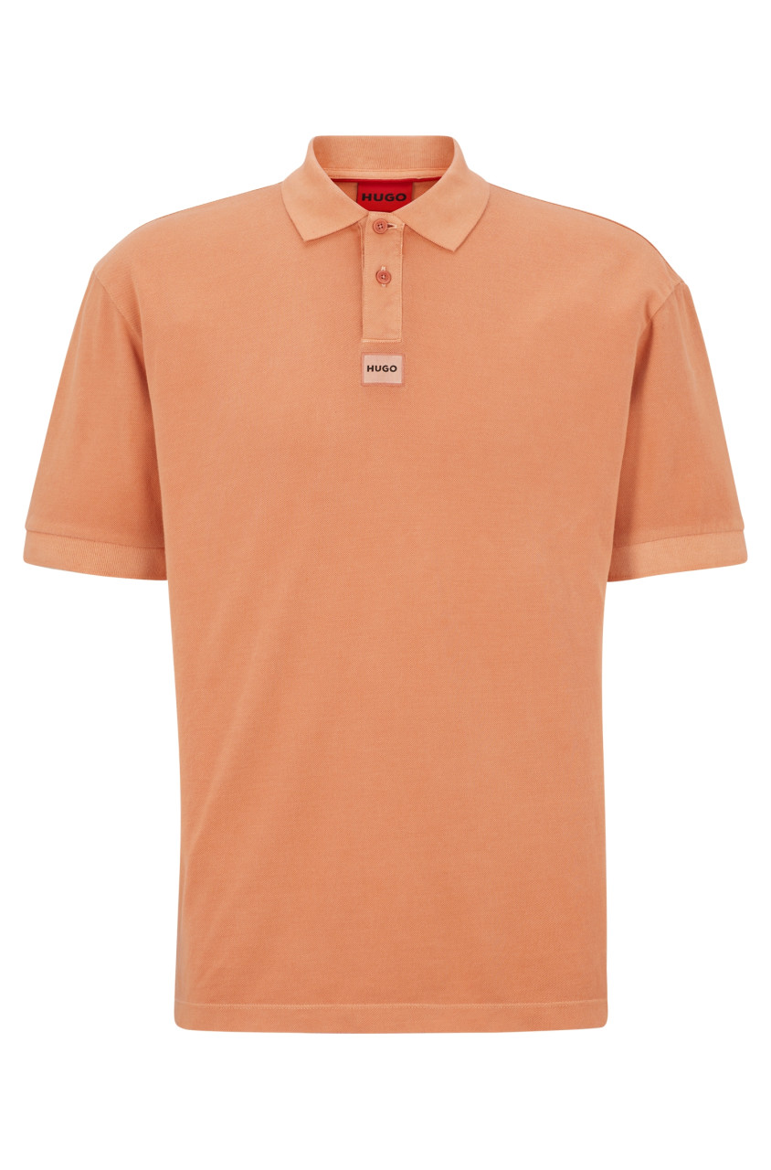 HUGO Cotton Piqué Polo Shirt Danoe