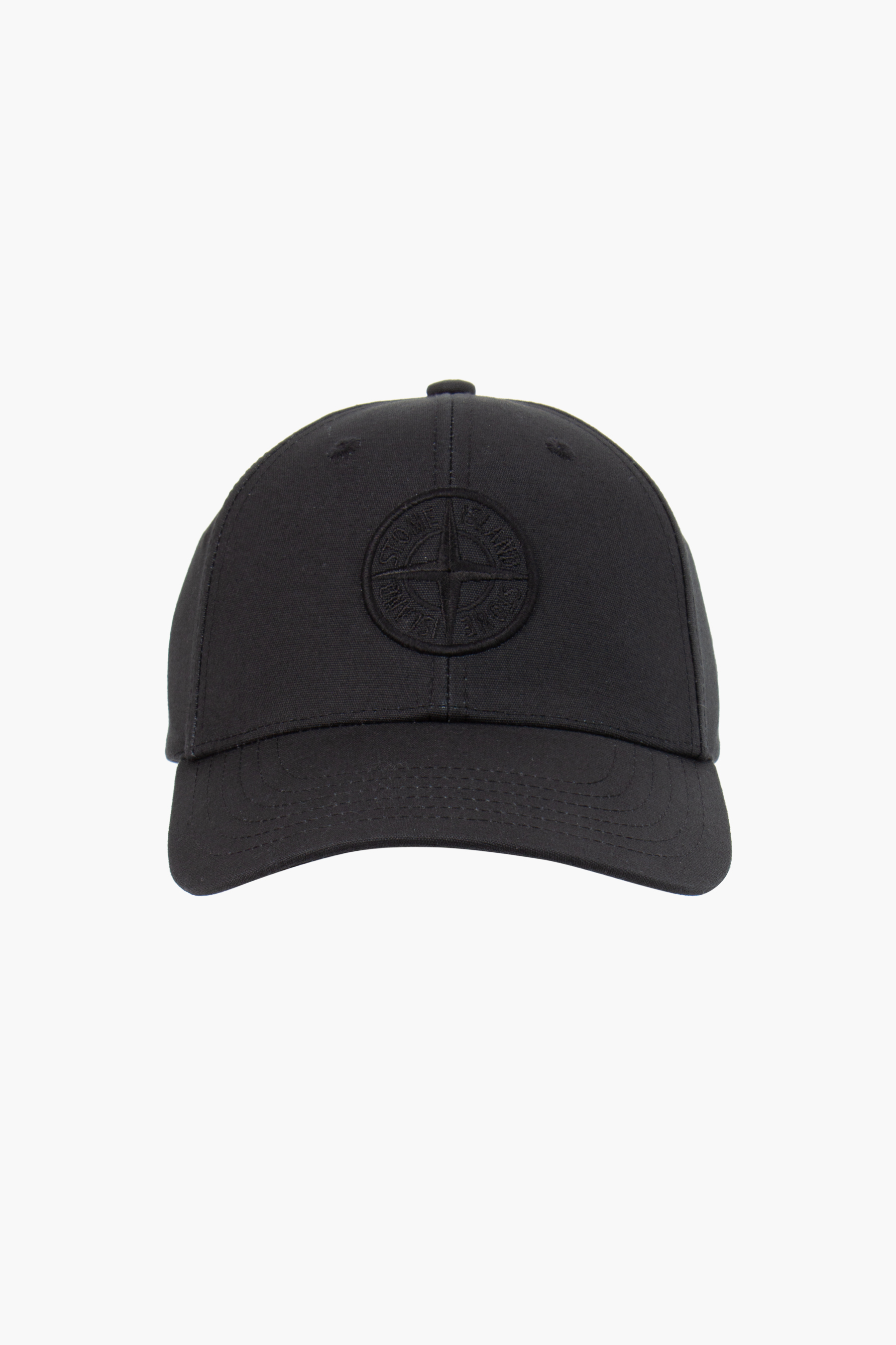 STONE ISLAND Embroidered Cotton Rep Cap