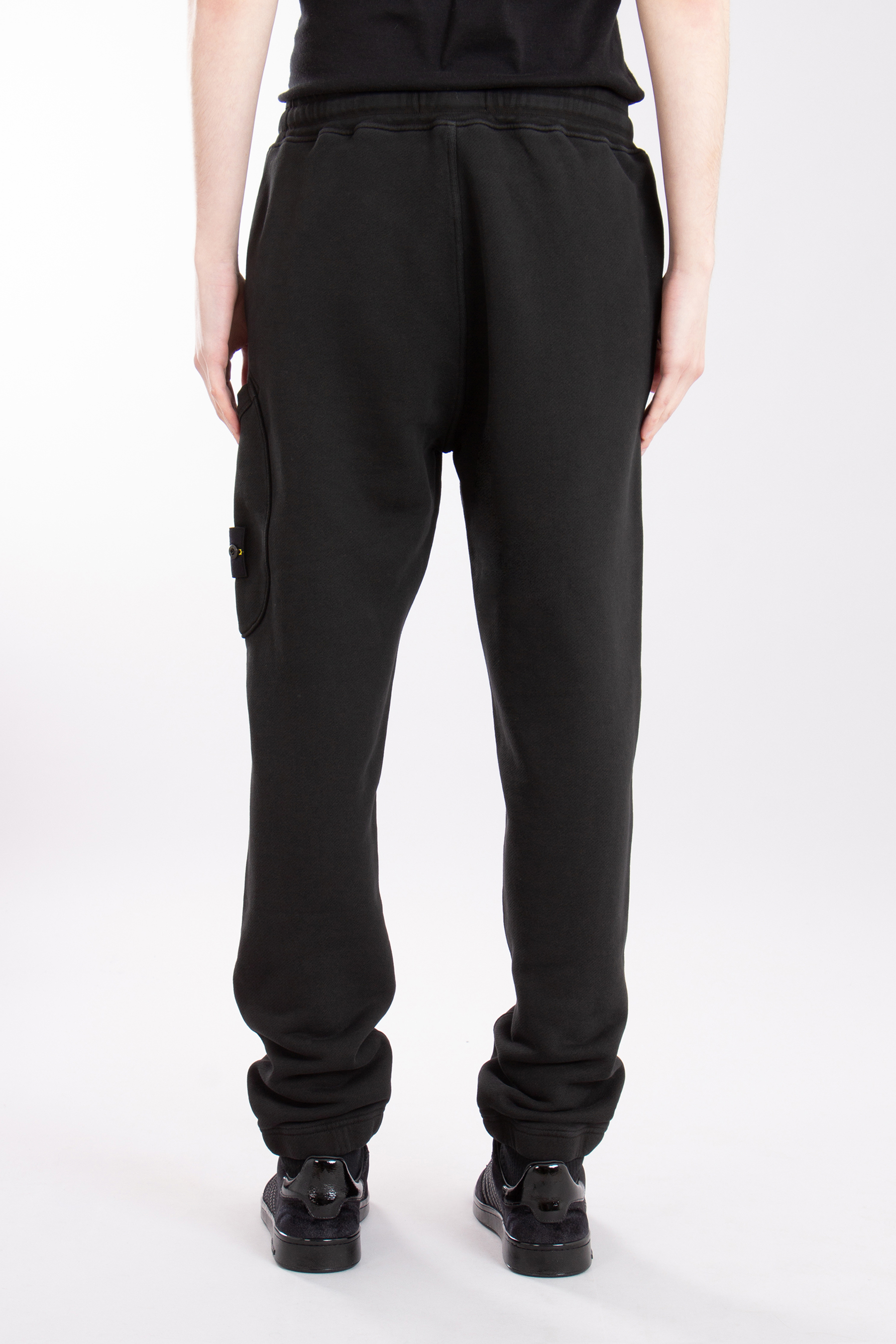 STONE ISLAND 'OLD' Effect Organic Cotton Diagonal Fleece Sweatpants