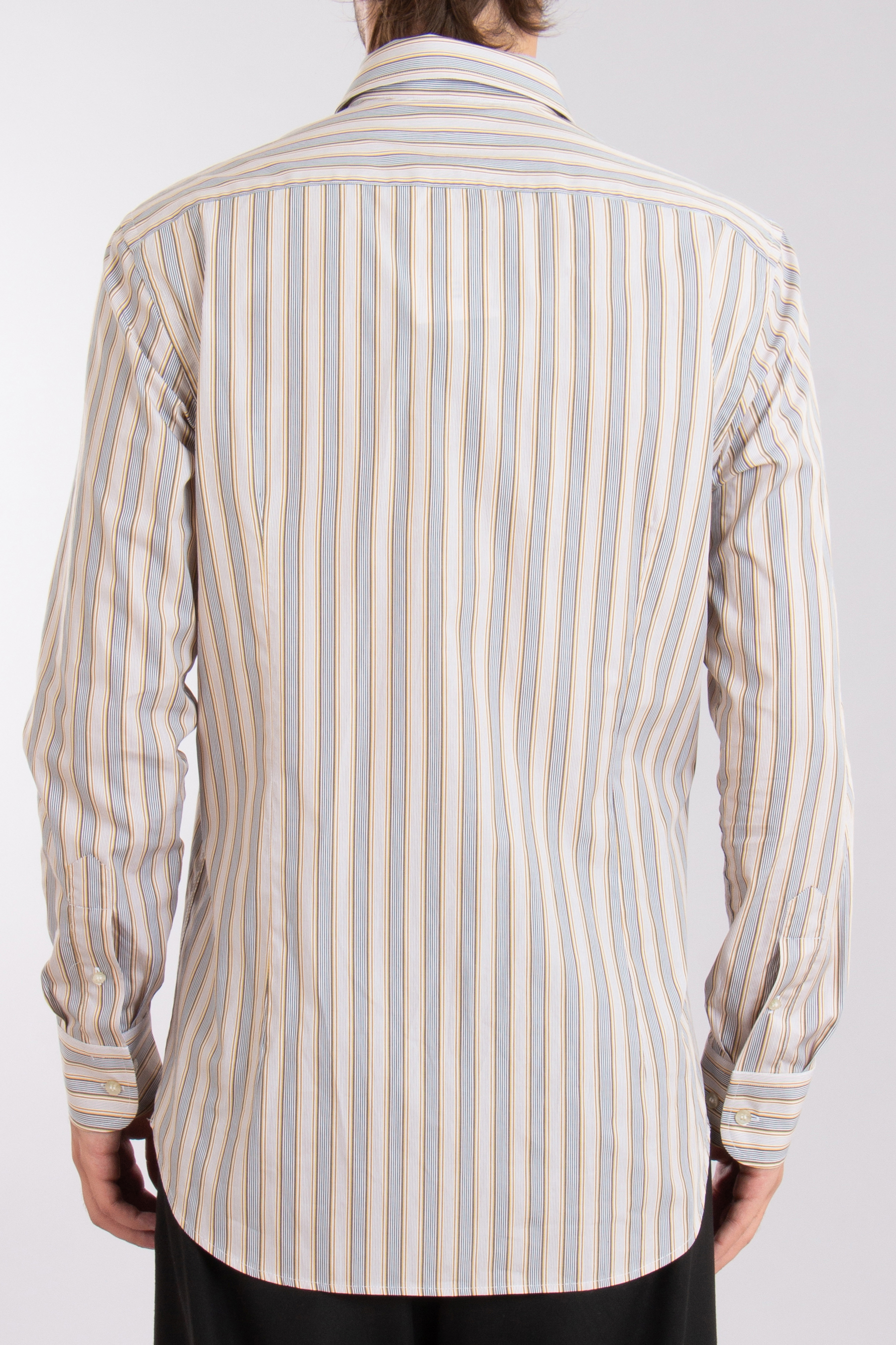 ETRO Regular Fit Embroidered Striped Cotton Shirt