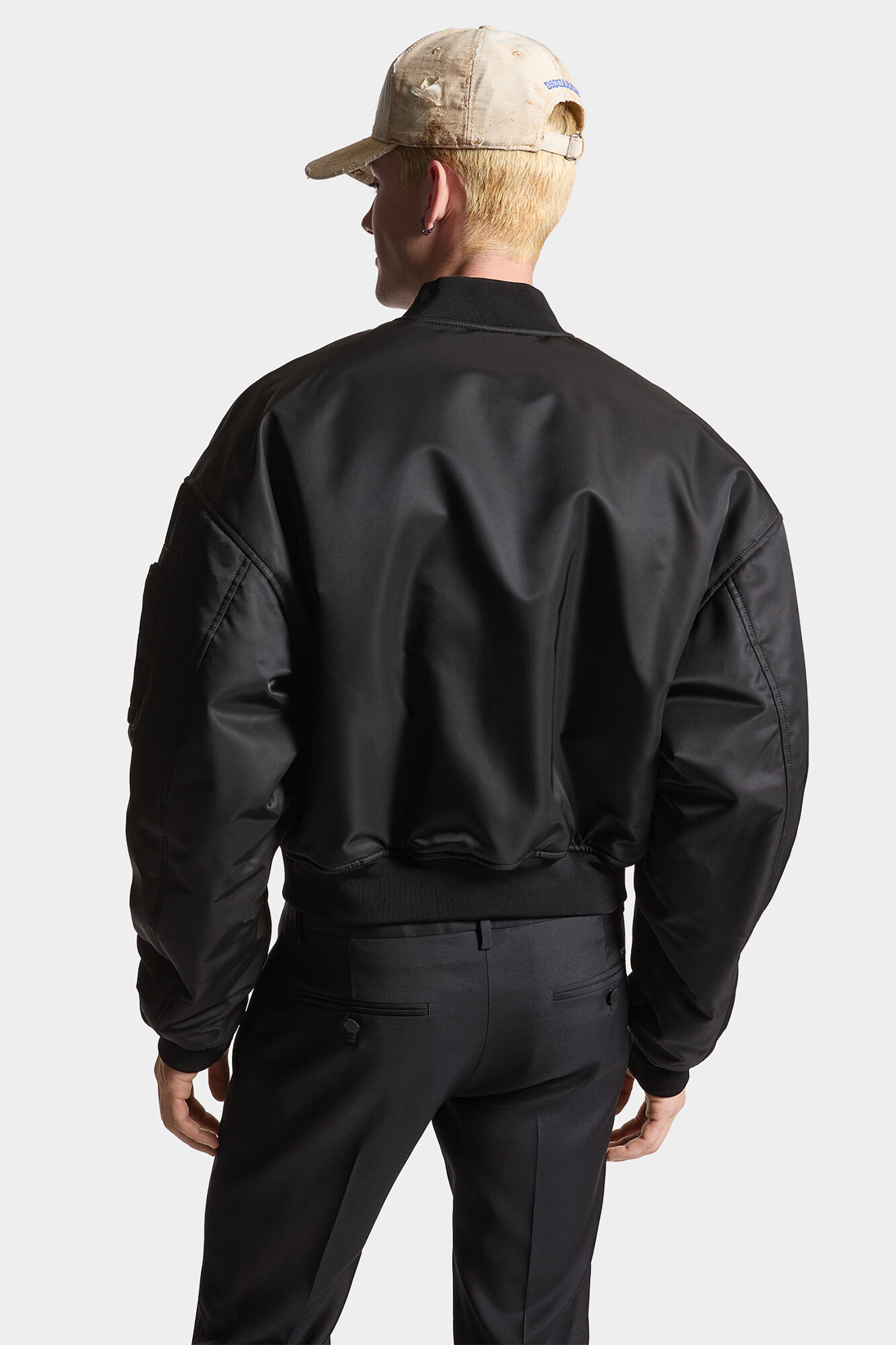 DSQUARED2 Padded Nylon 80's Bomber Jacket