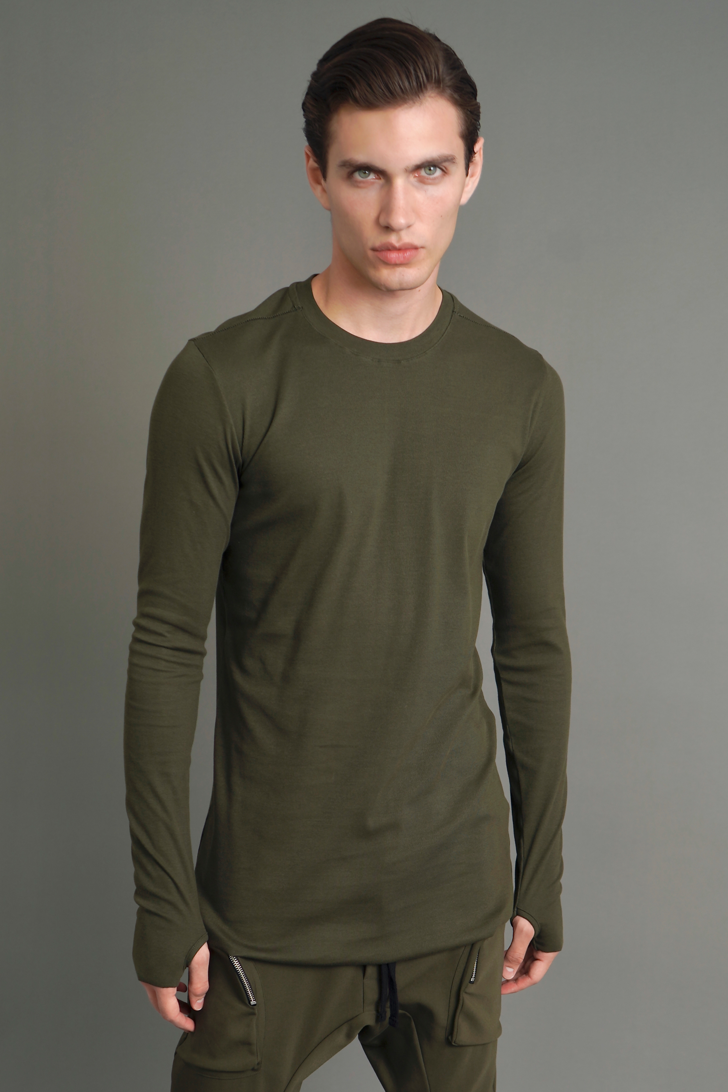 THOM KROM Ribbed Modal Stretch Longsleeve 