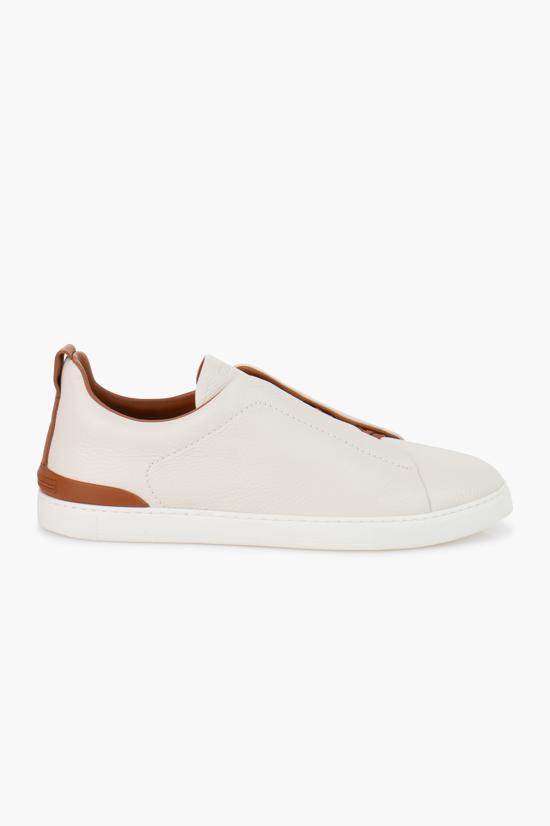 ZEGNA Leather Sneakers Triple Stitch