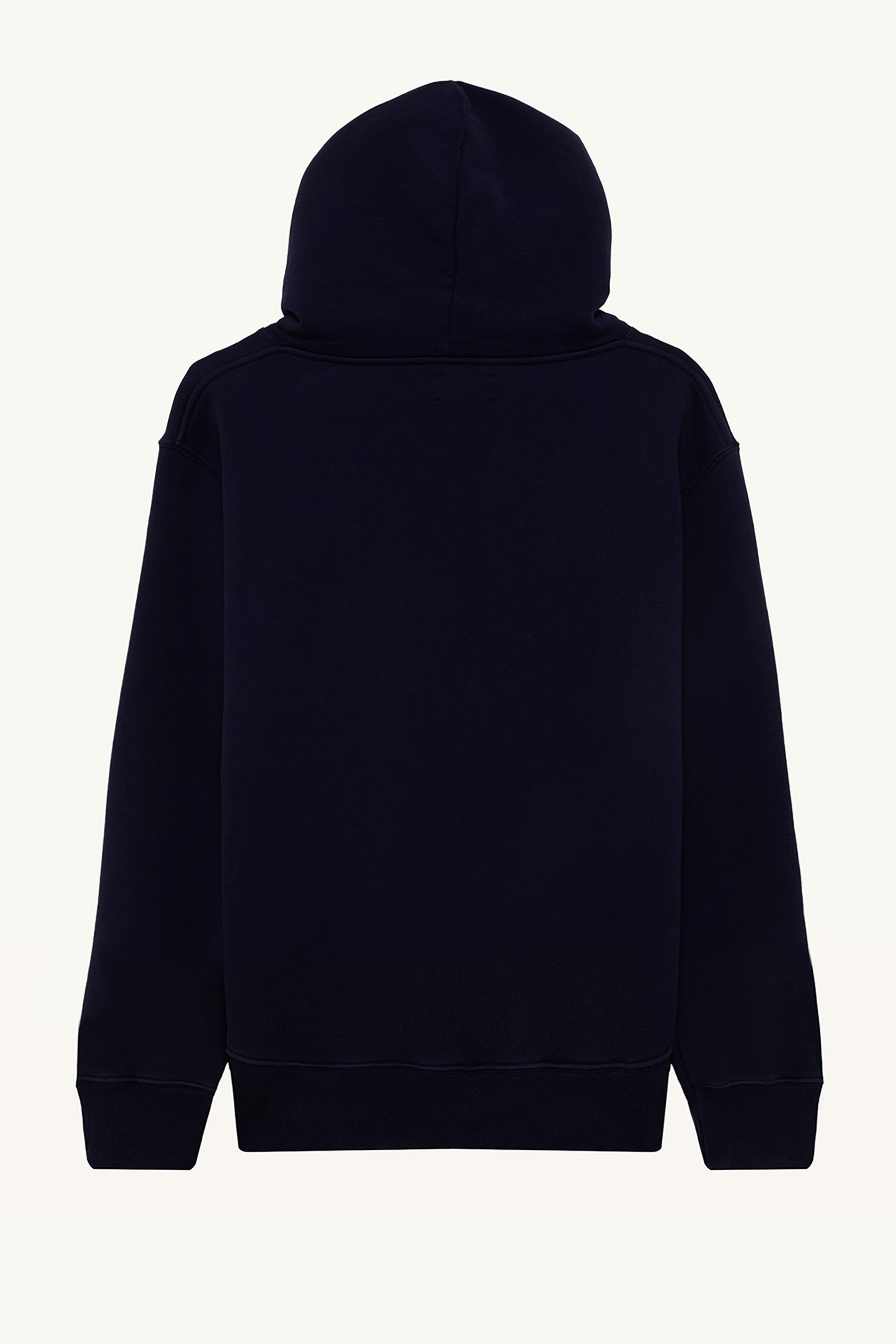 AUTRY Regular Fit Embroidered Cotton Fleece Hoodie