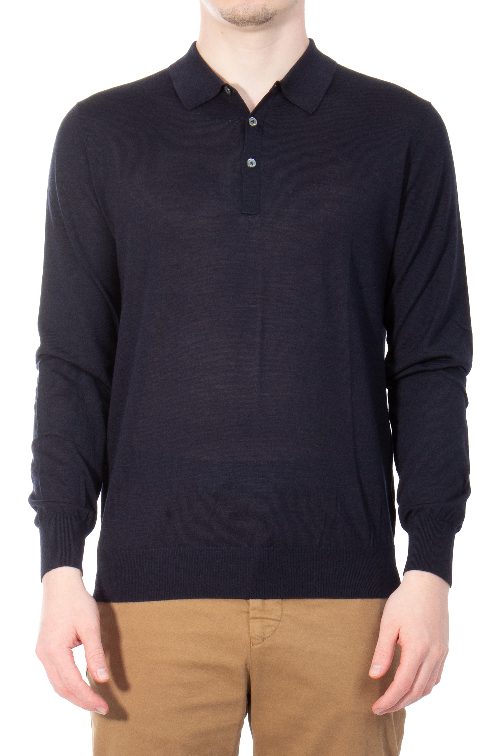 VAN LAACK Virgin Wool Knit Polo Sabri