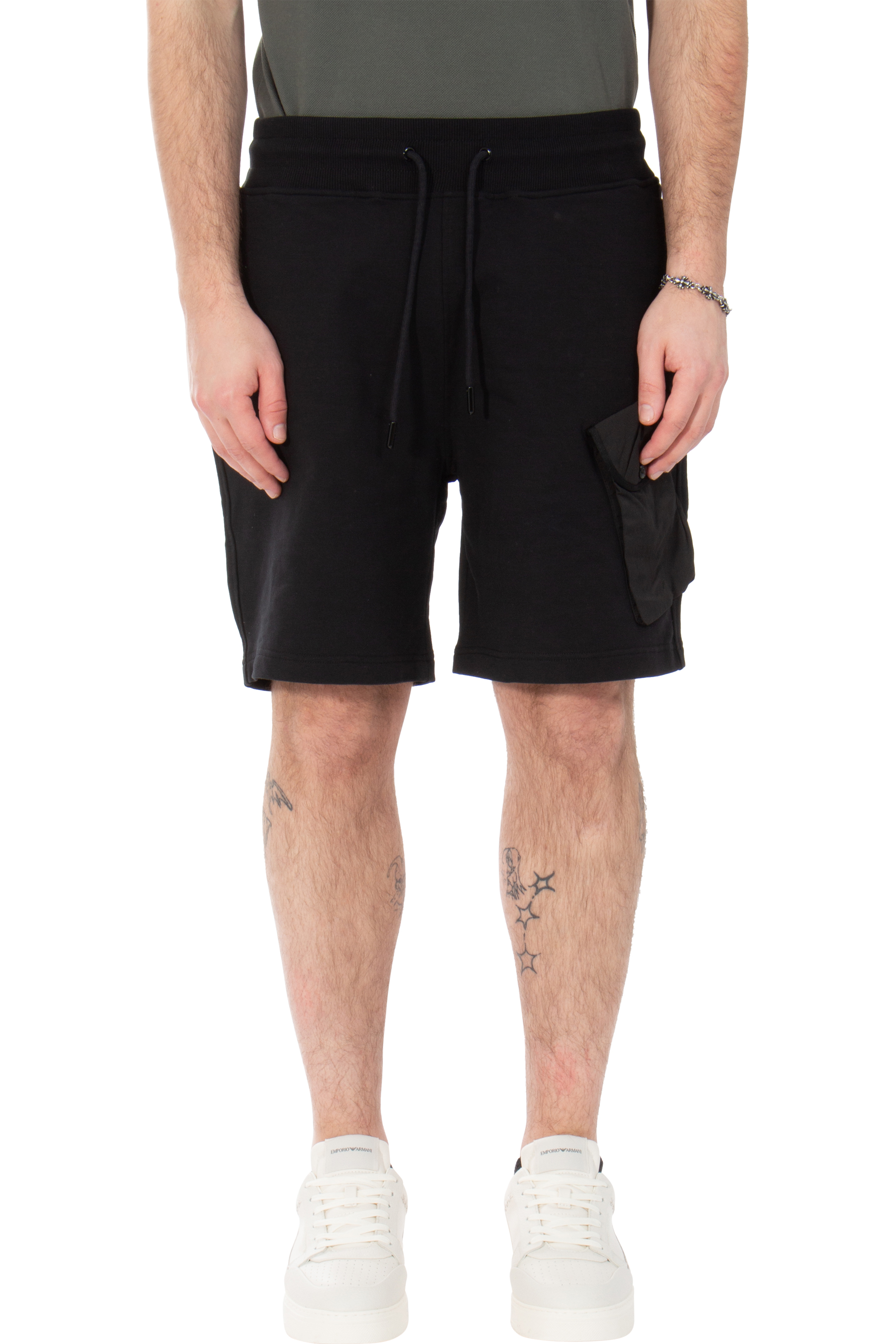 BELSTAFF Cotton Stretch Sweat Shorts Transit