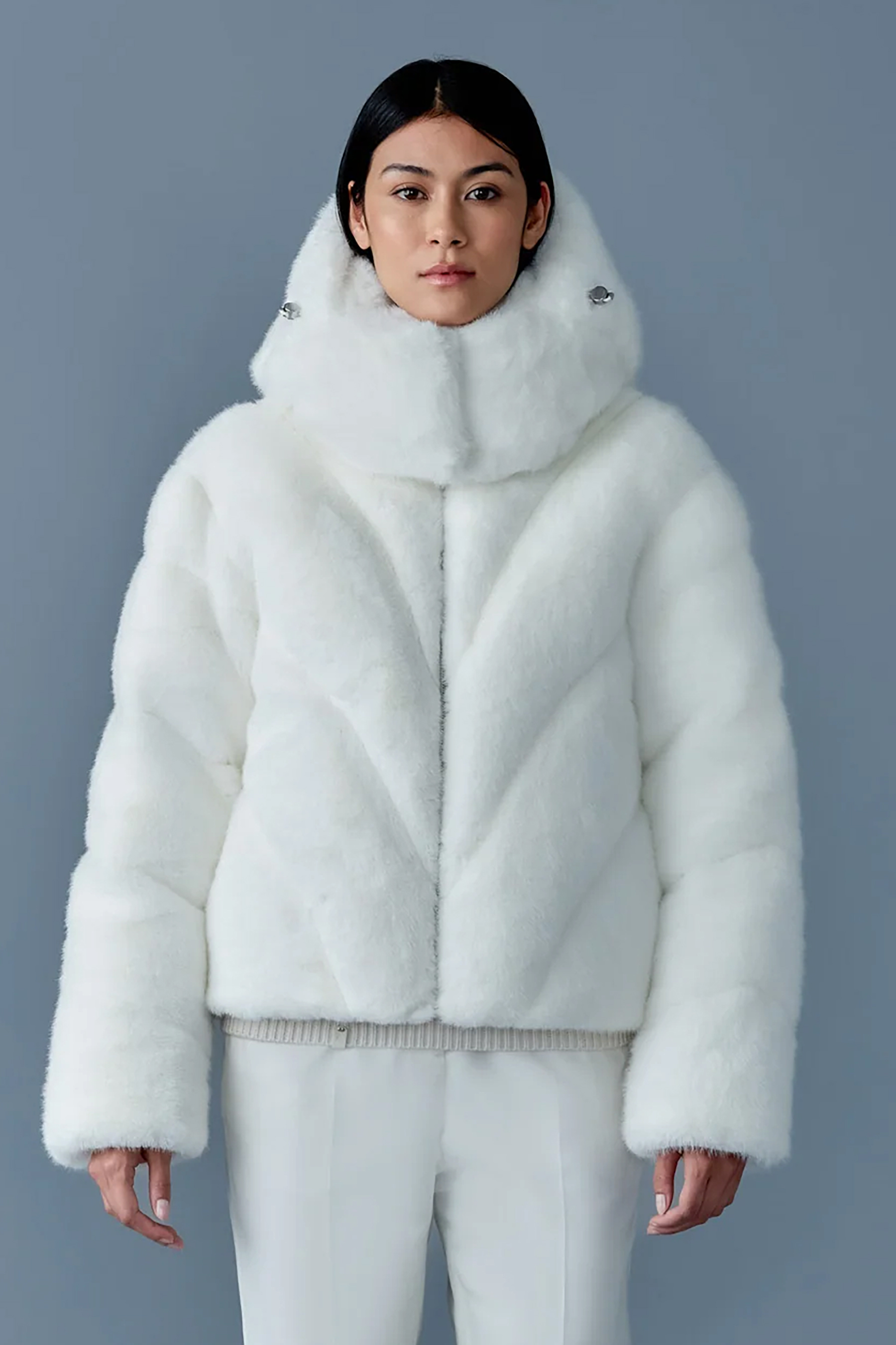 MACKAGE Faux Fur Down Jacket Anik