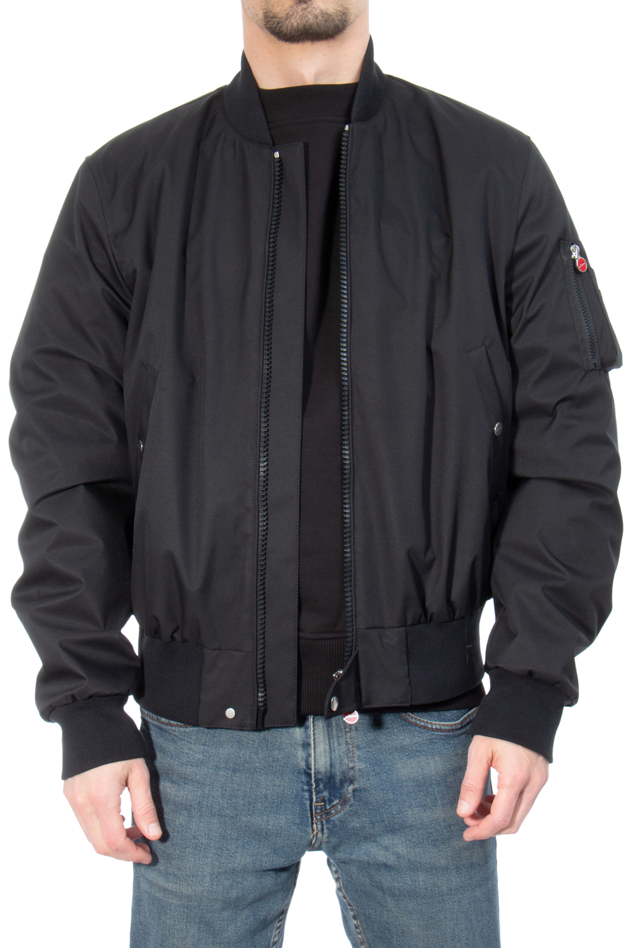 KITON Technical Fabric Bomber Jacket