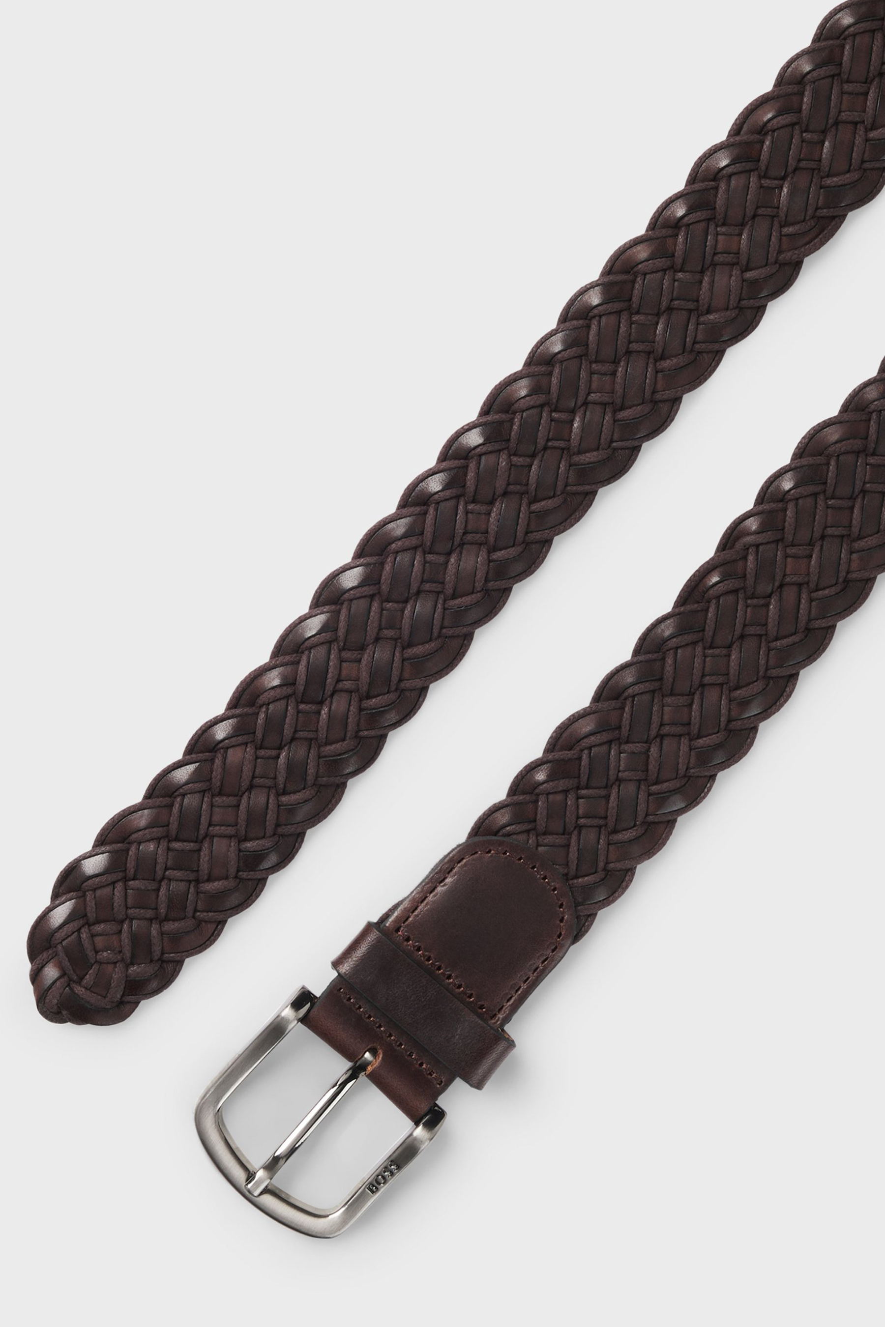 BOSS Woven Leather Belt Sash