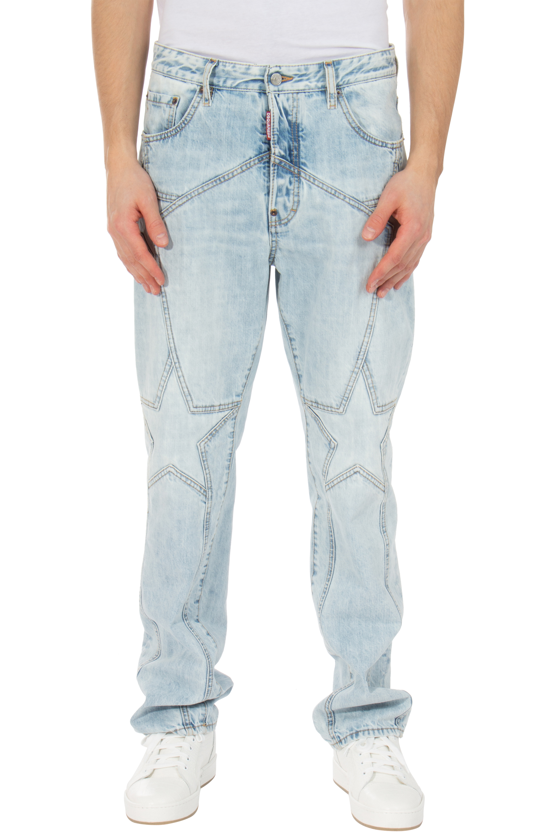 DSQUARED2 Star Stitch Cotton Denim 642 Jeans