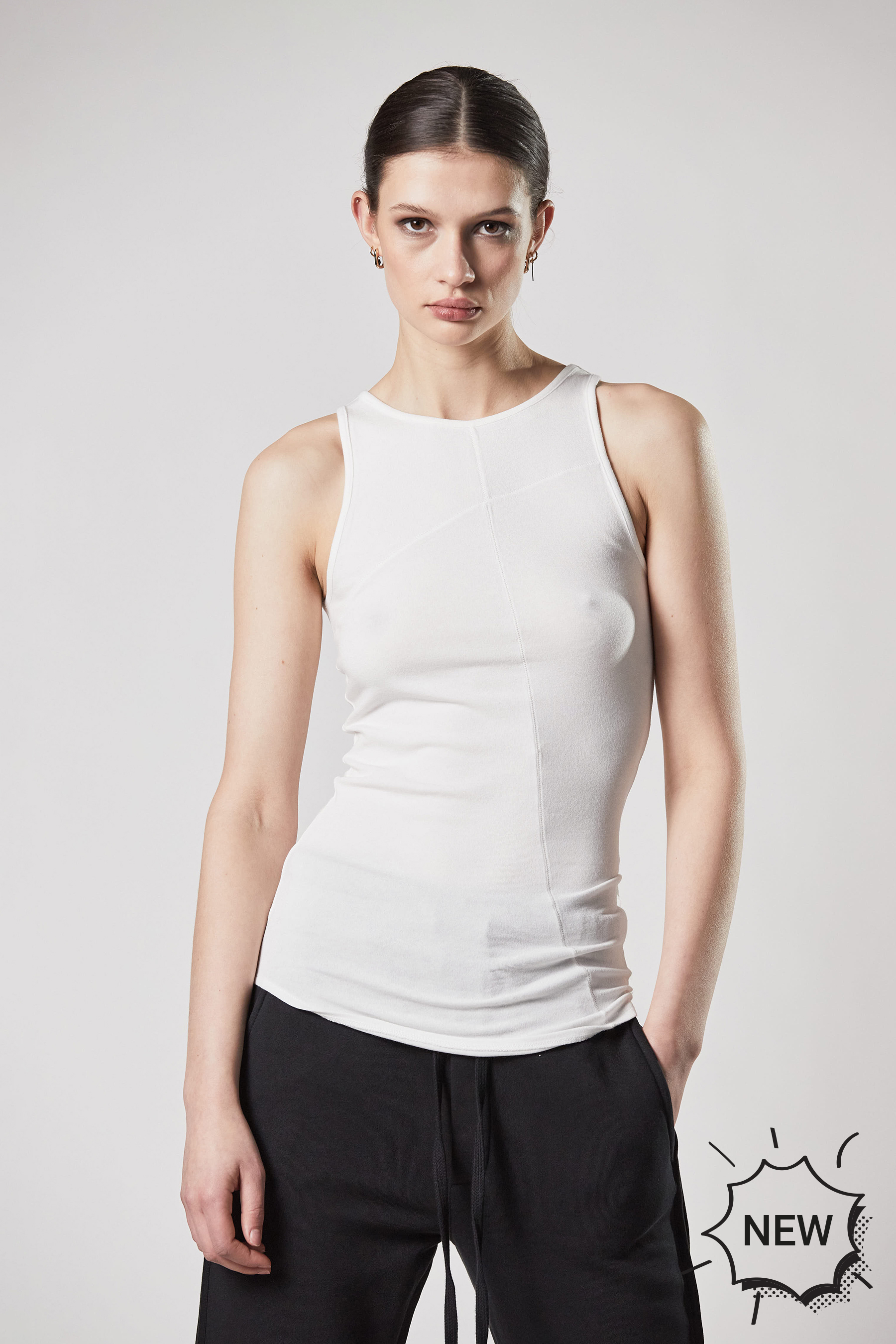 THOM KROM Cotton-Modal Stretch Jersey Tank Top