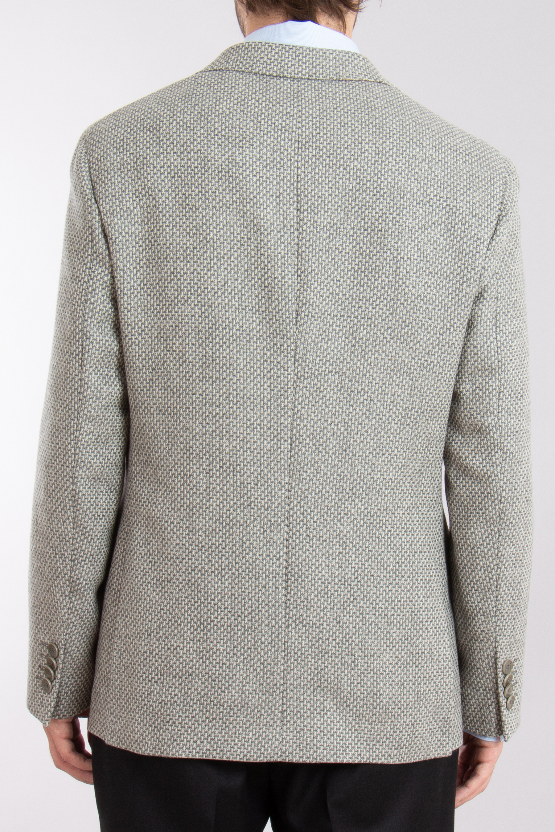 ETRO Micro Pattern Wool-Cashmere Blend Jacket