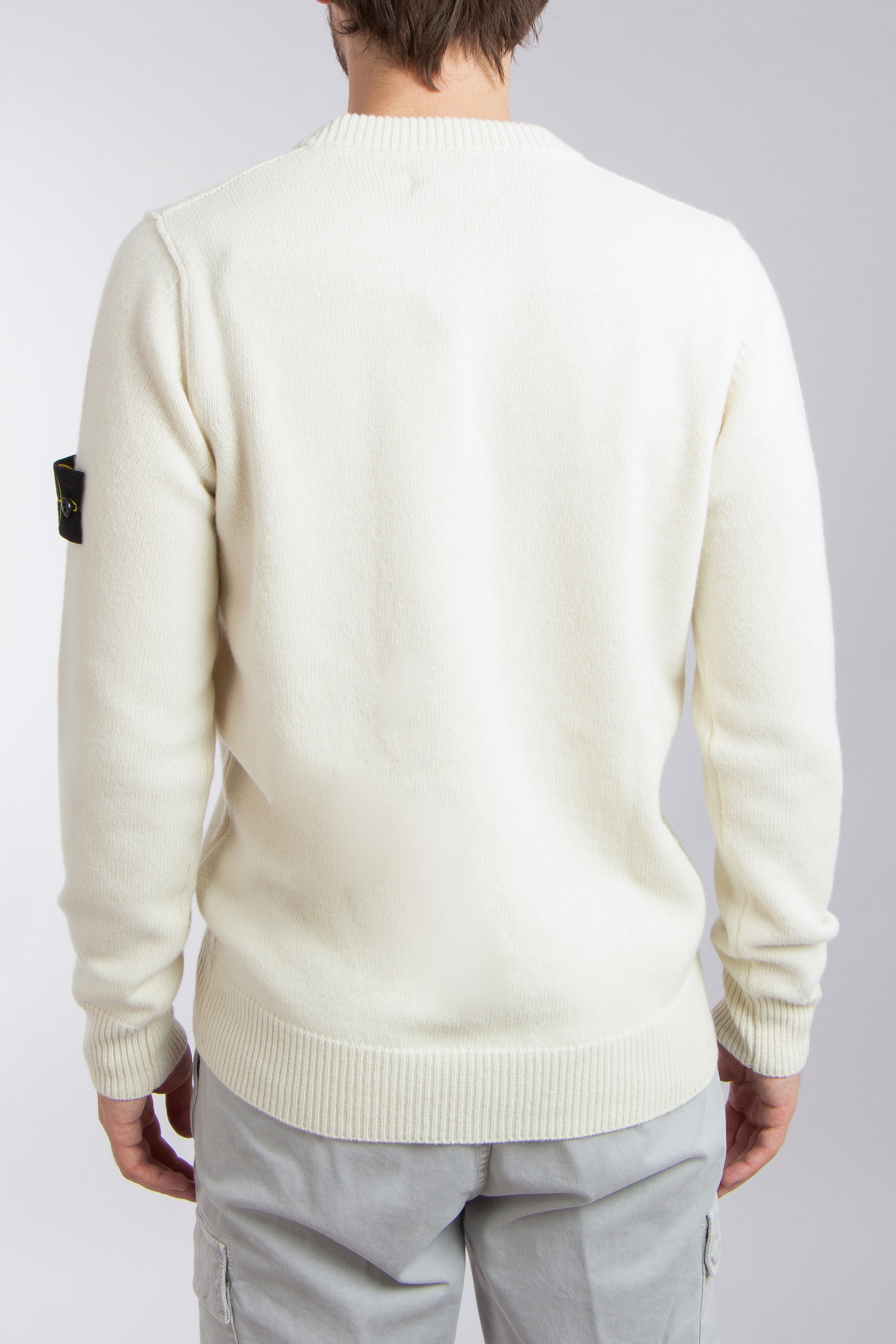 STONE ISLAND V-Neck Wool Blend Sweater