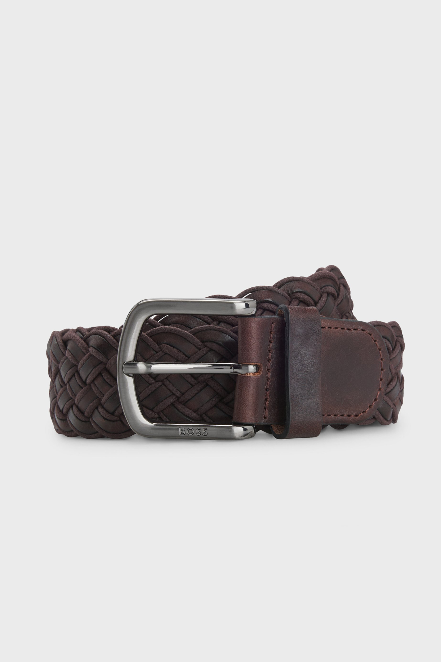 BOSS Woven Leather Belt Sash