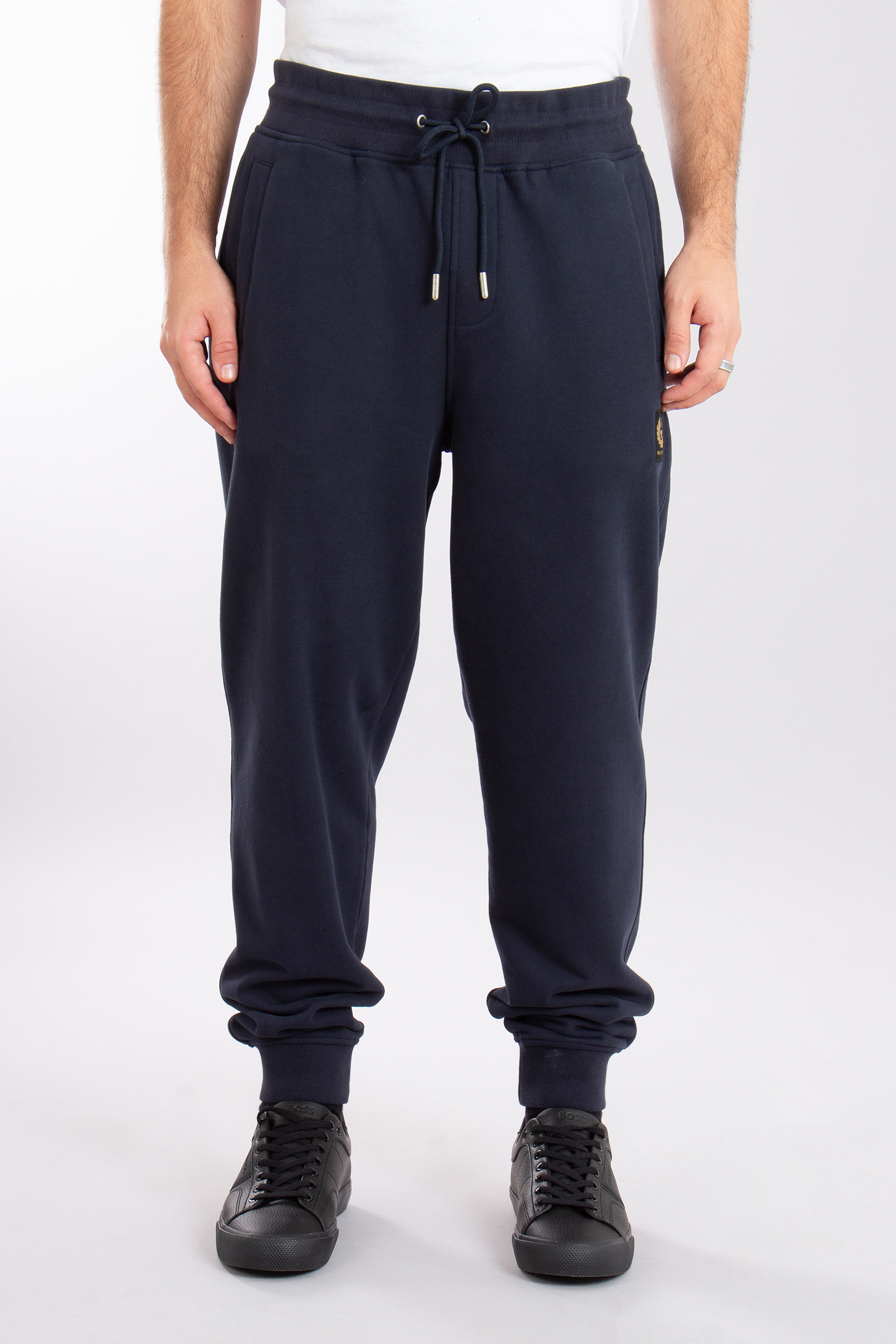 BELSTAFF Loopback Cotton Fleece Sweatpants