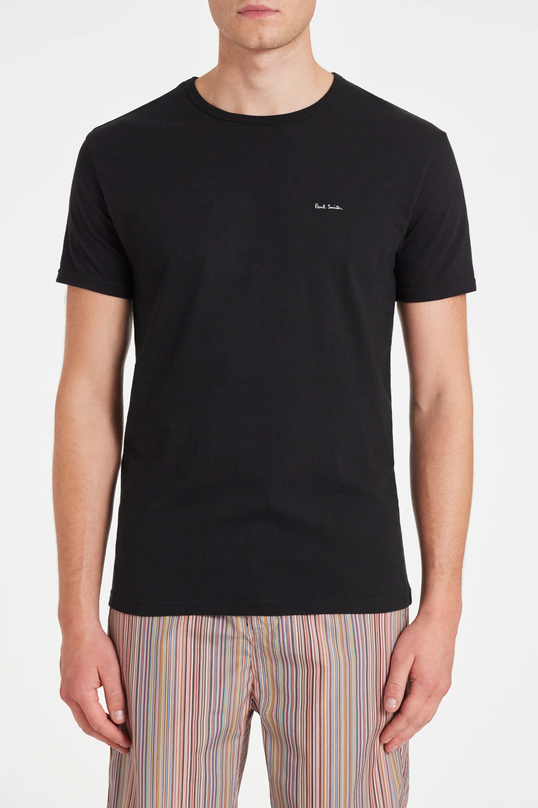 PAUL SMITH 3-Pack Organic Cotton Logo Lounge T-Shirts