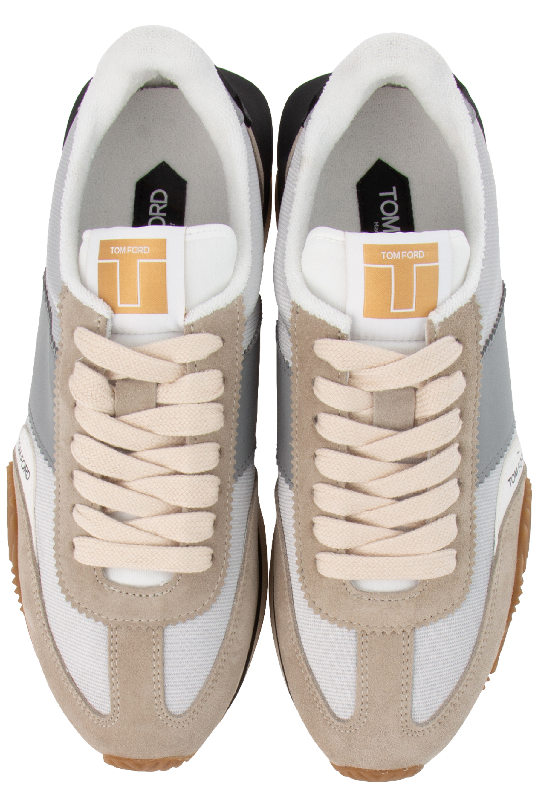 TOM FORD Paneled Nylon & Suede Sneakers James 