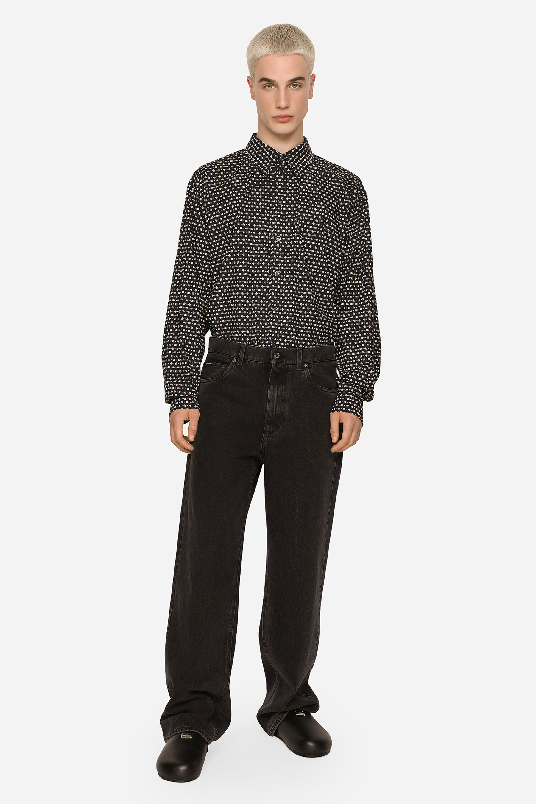 DOLCE & GABBANA Patterned Poplin Shirt