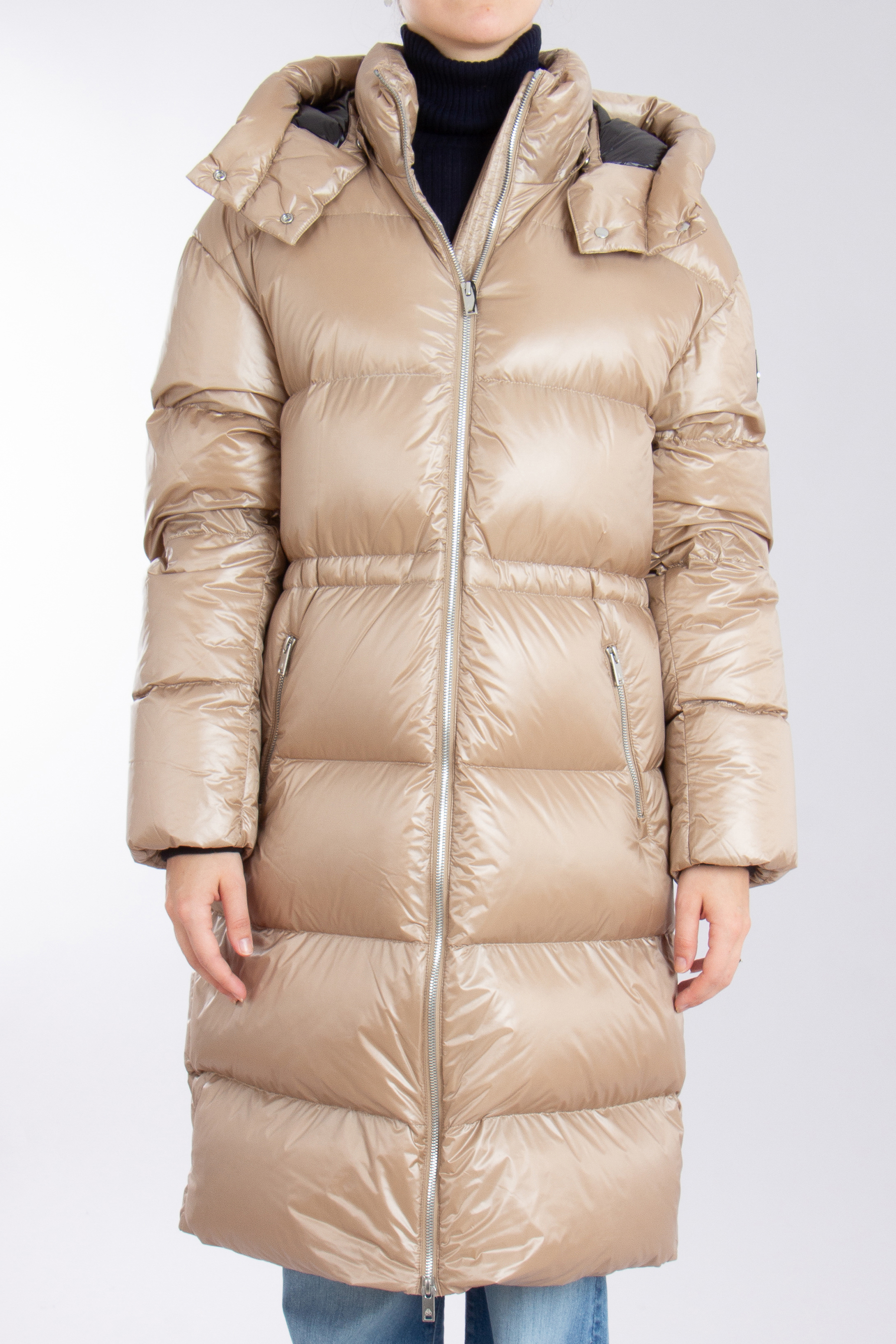 MOOSE KNUCKLES Quilted Nylon Down Parka Juniper 