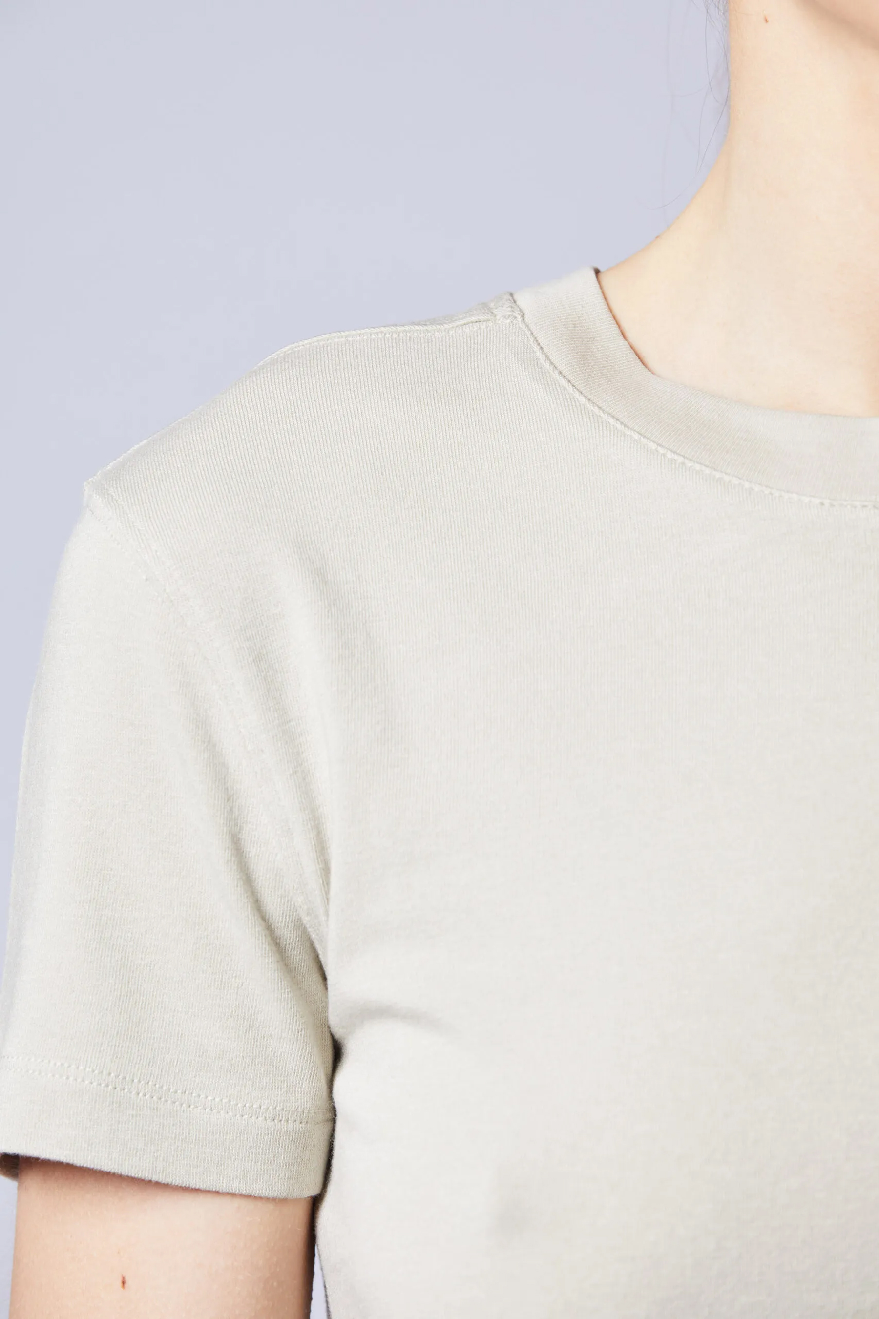 THOM KROM Round Neck Cotton Modal Jersey T-Shirt