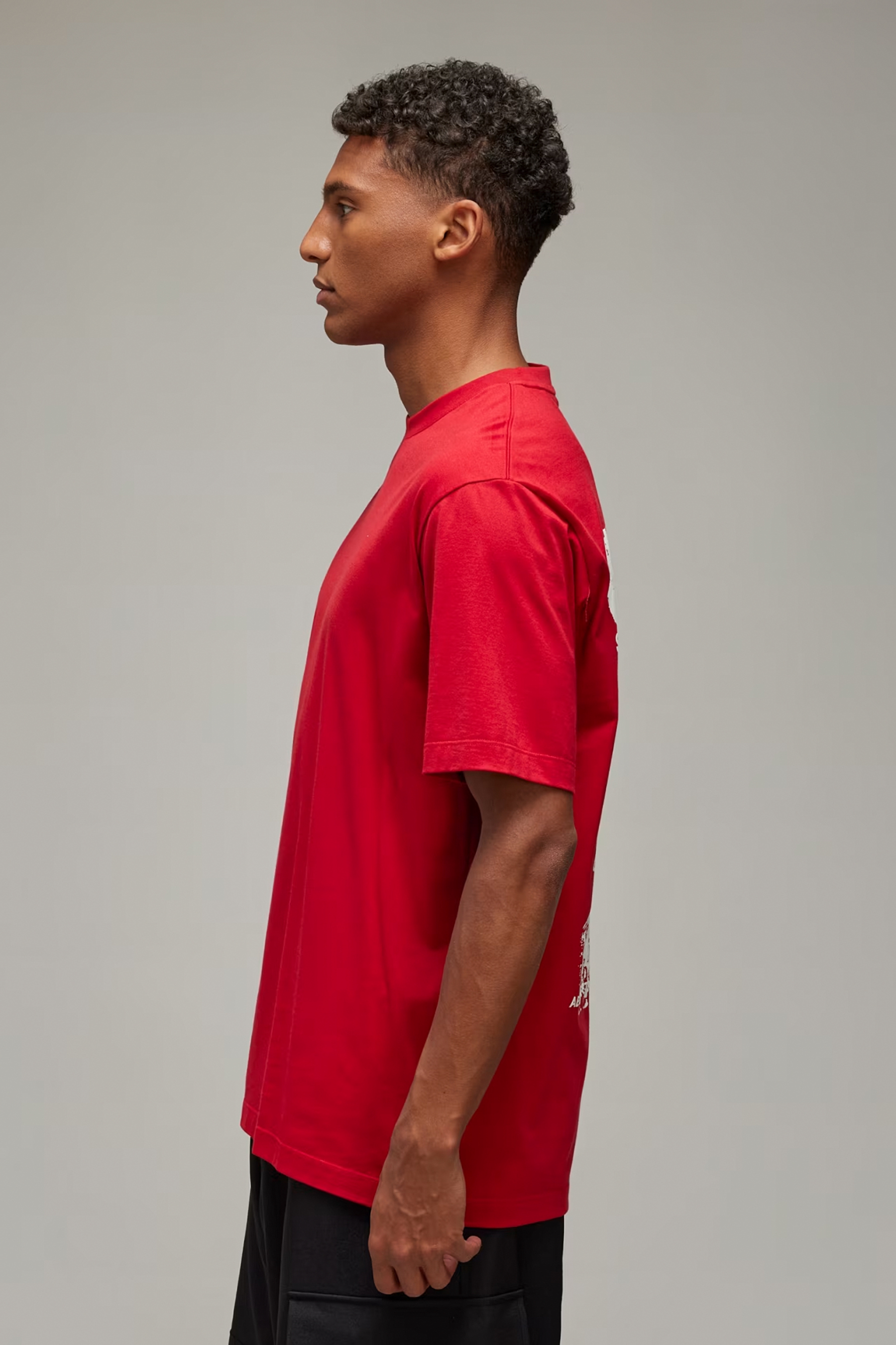 Y-3 U Graphic Print Cotton Jersey T-Shirt