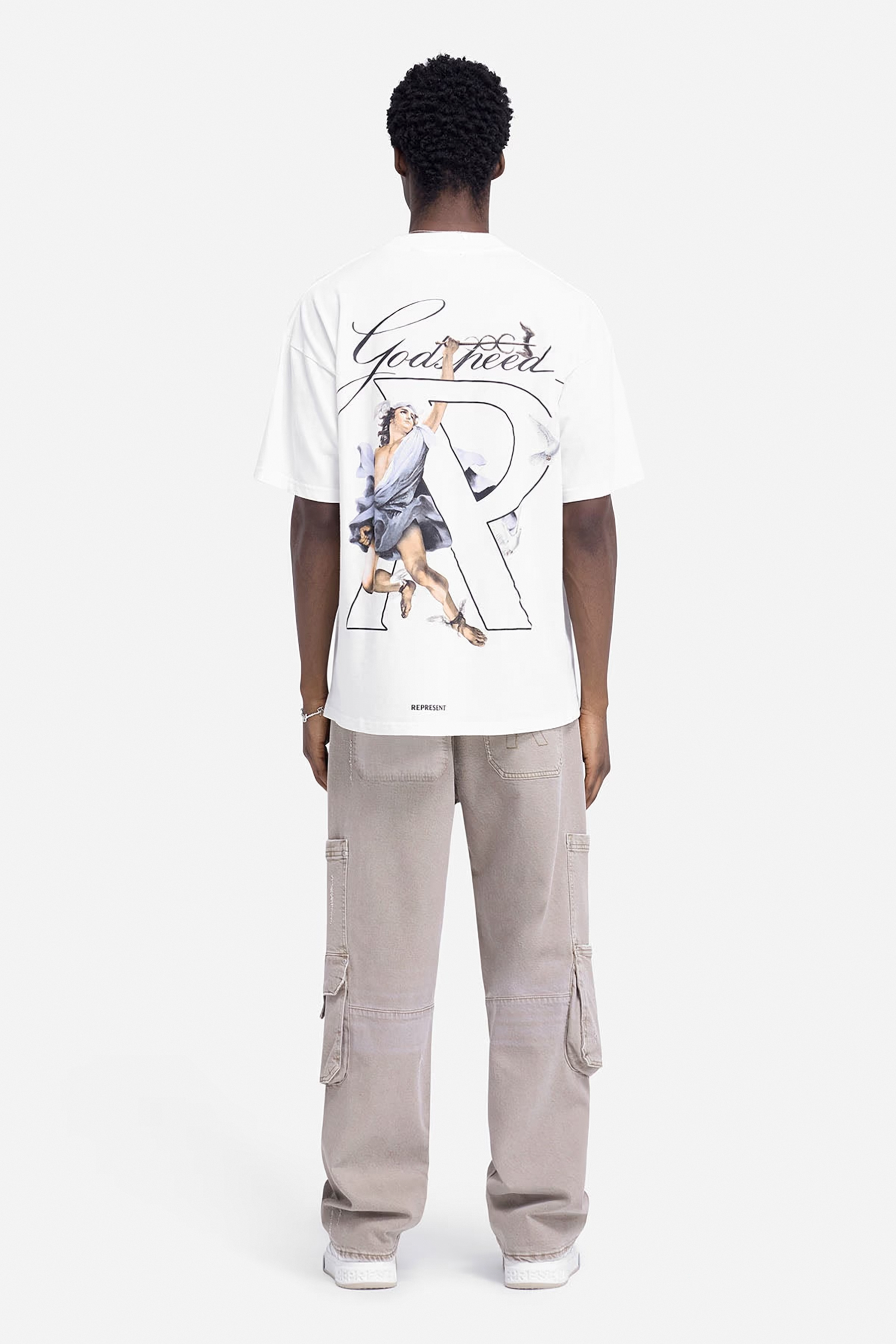 REPRESENT Hermes Print Cotton Jersey T-Shirt