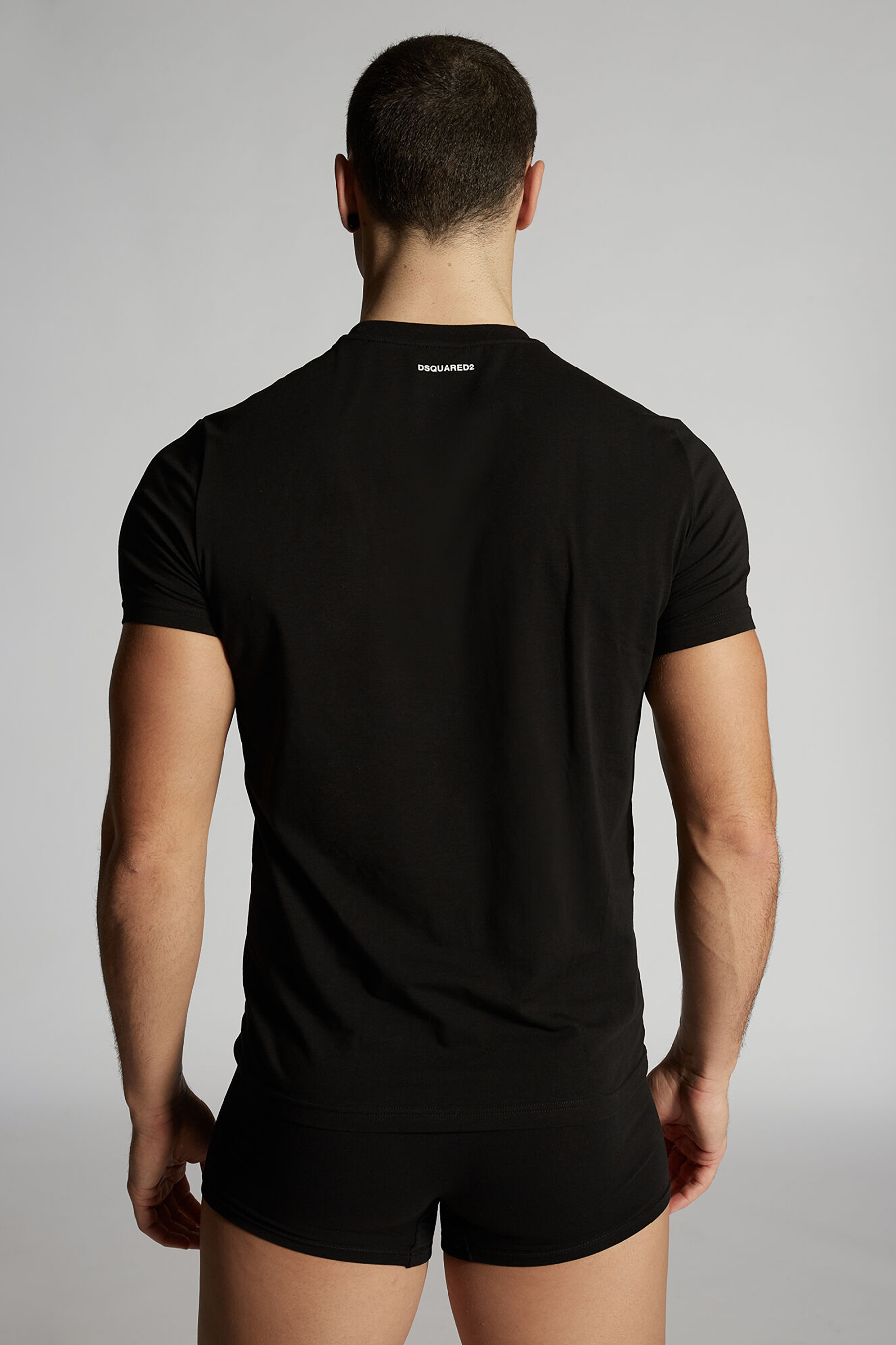 DSQUARED2 2-Pack Micromodal Stretch Crew Neck T-Shirt