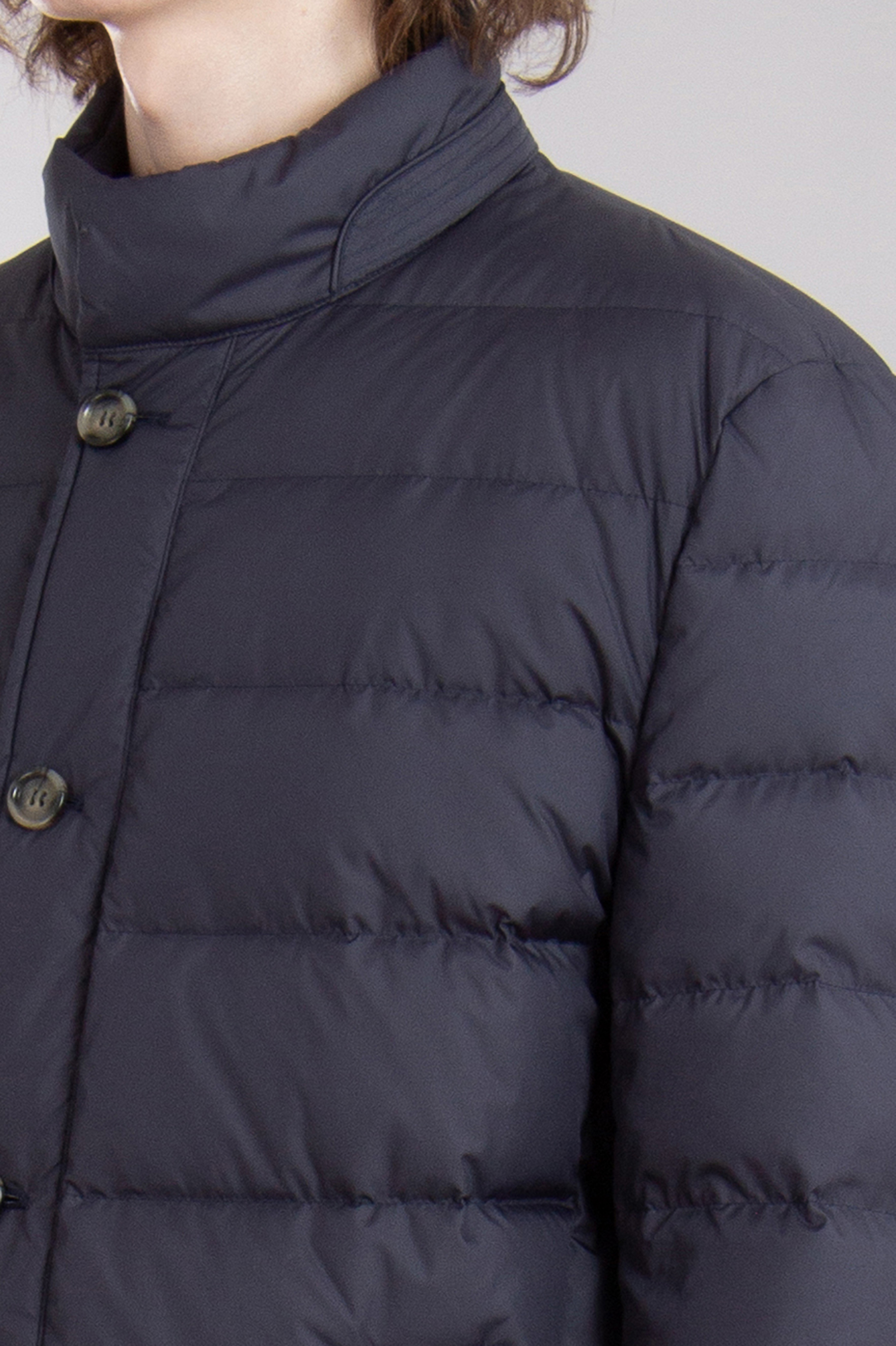 MAXIMILIAN Quilted Technical Fabric Down Jacket Leonel