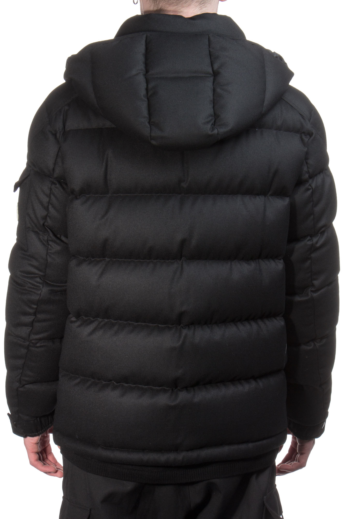 MONCLER Montgenevre Wool Flannel Down Jacket