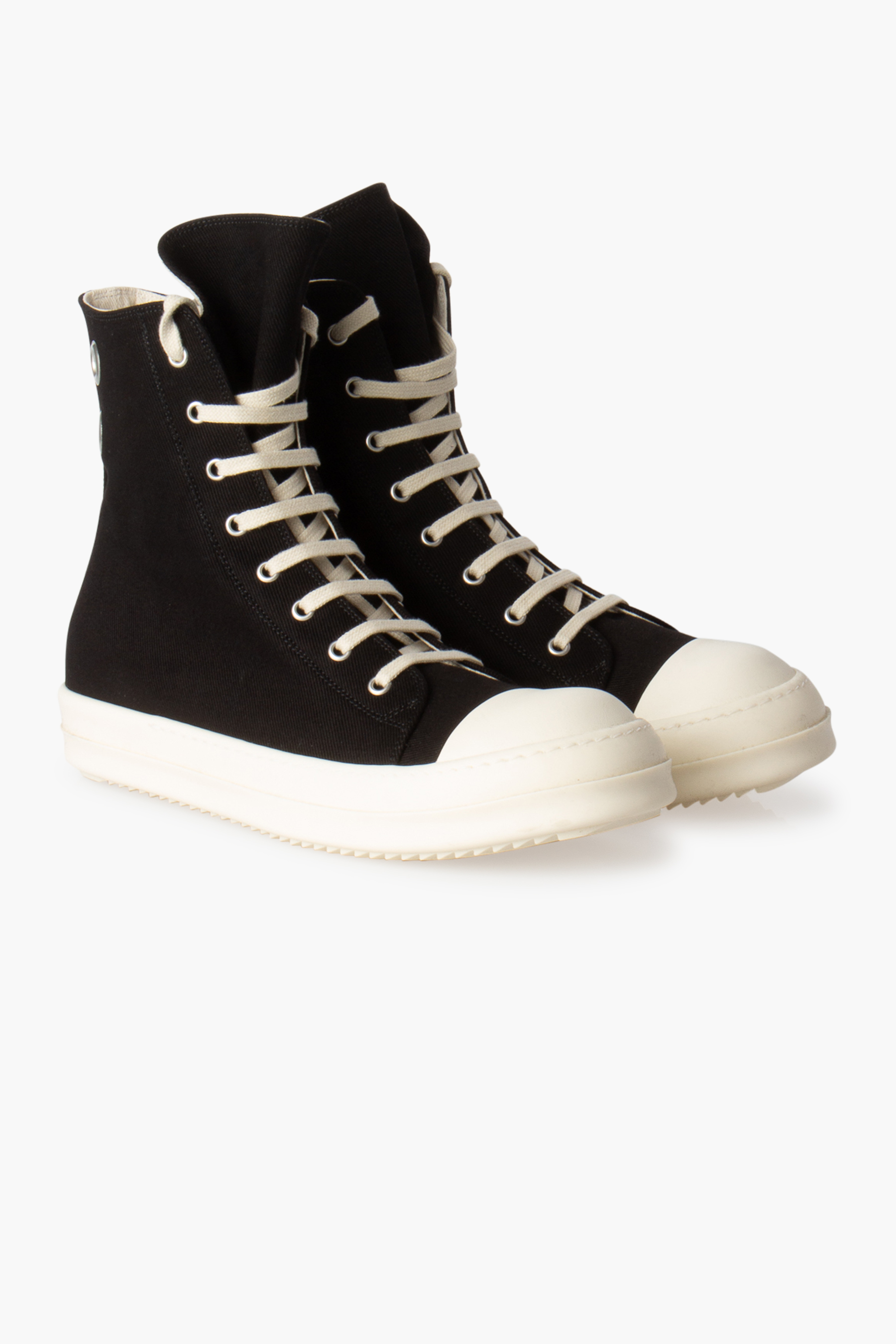 RICK OWENS DRKSHDW Overdyed Denim Sneakers